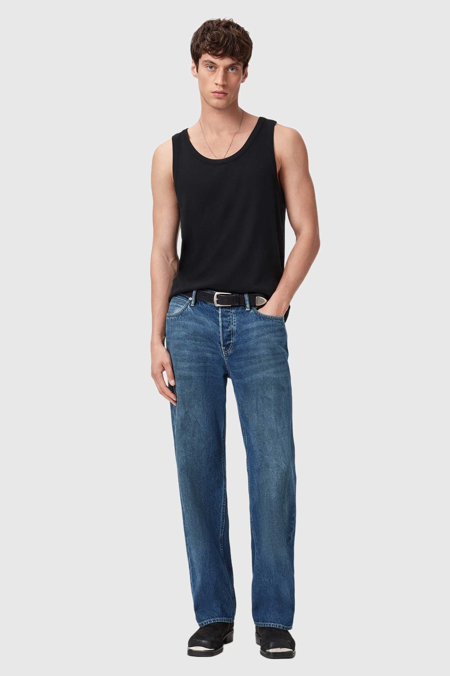 MULLEN JEAN WORN INDIGO BLUE 8