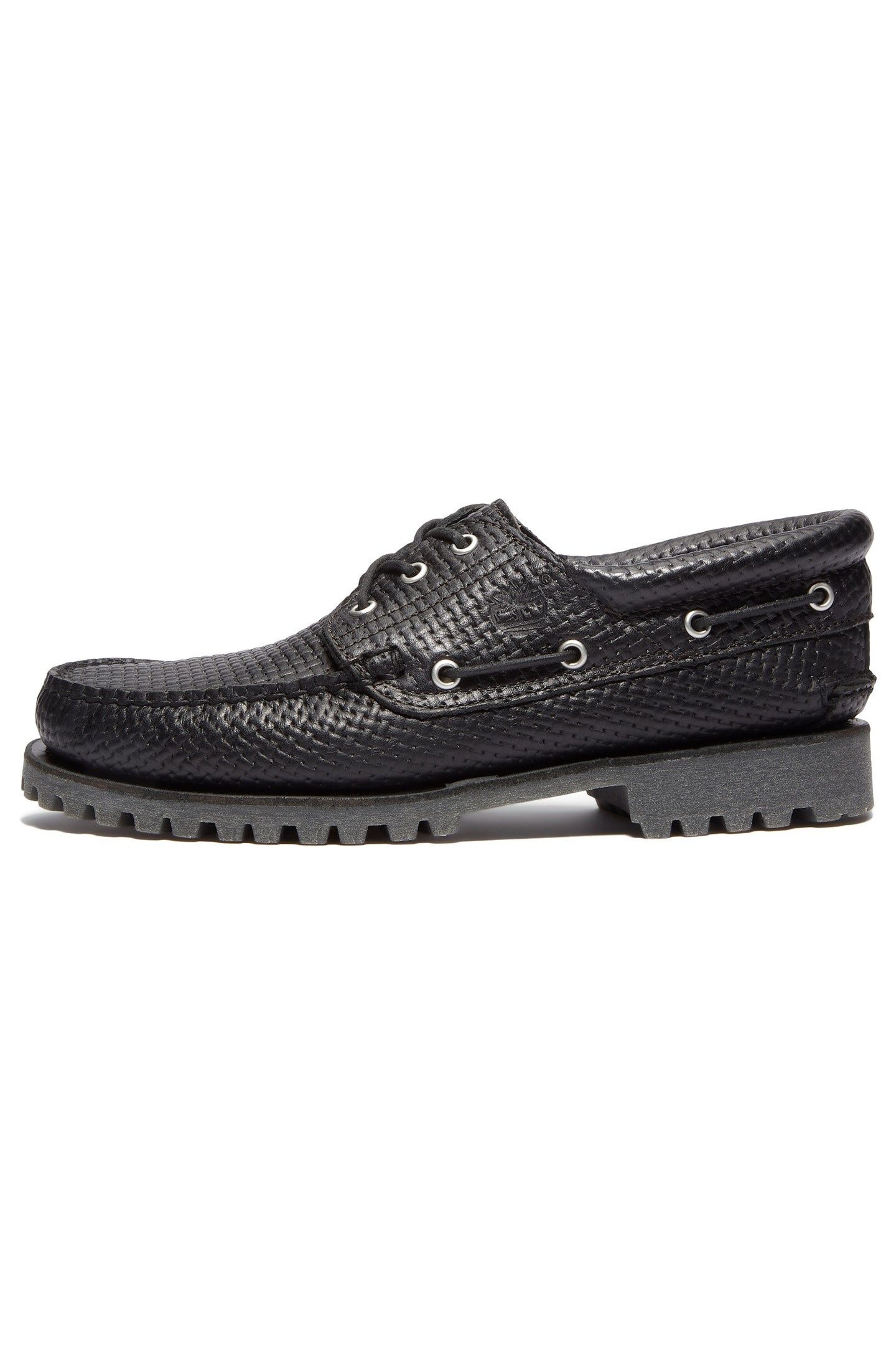 AUTHENTIC BOAT SHOE BLACK FULL GRAIN BROWN 6