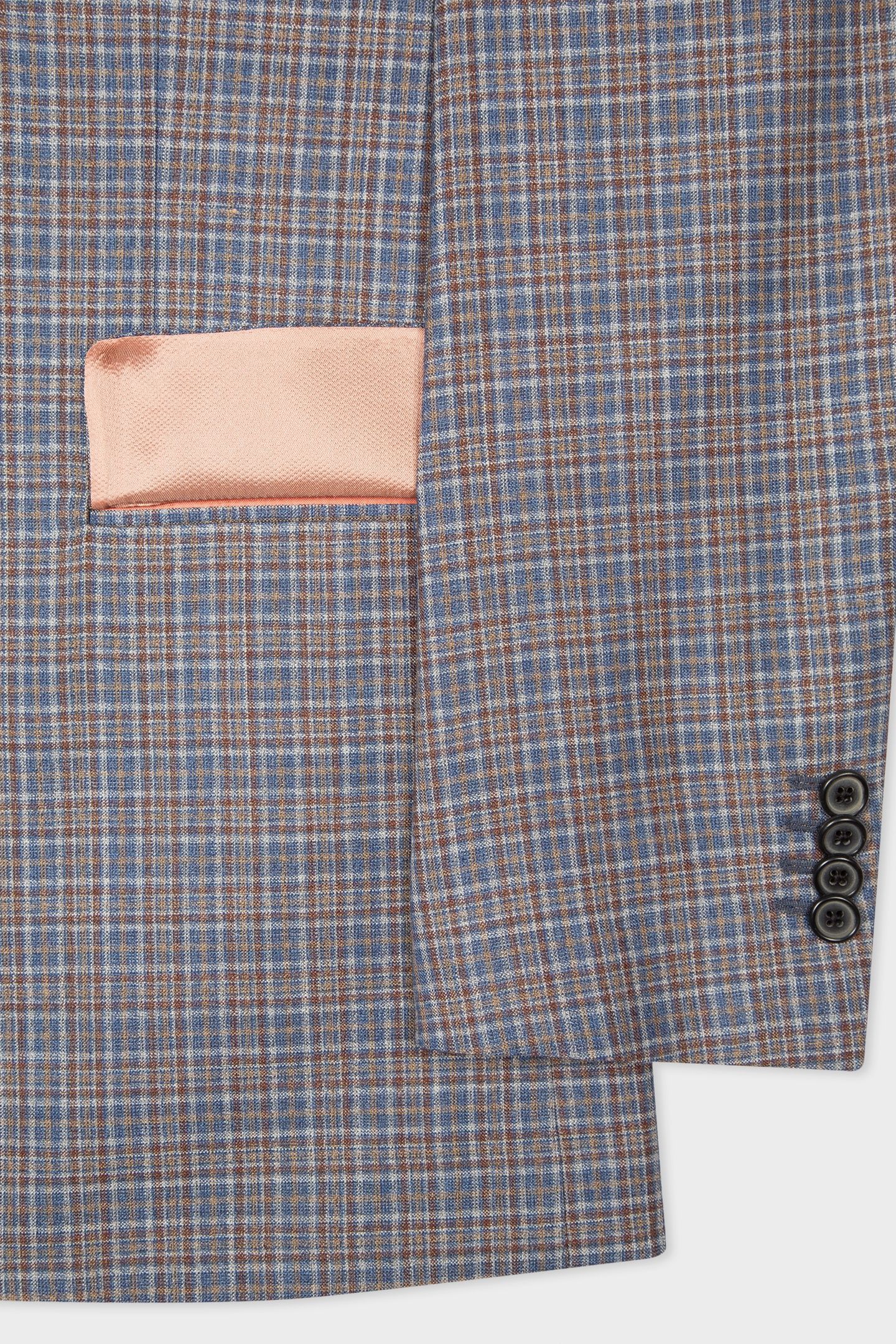 GENTS TAILORED FIT 2BTN JACKET COBALT BLUE 4