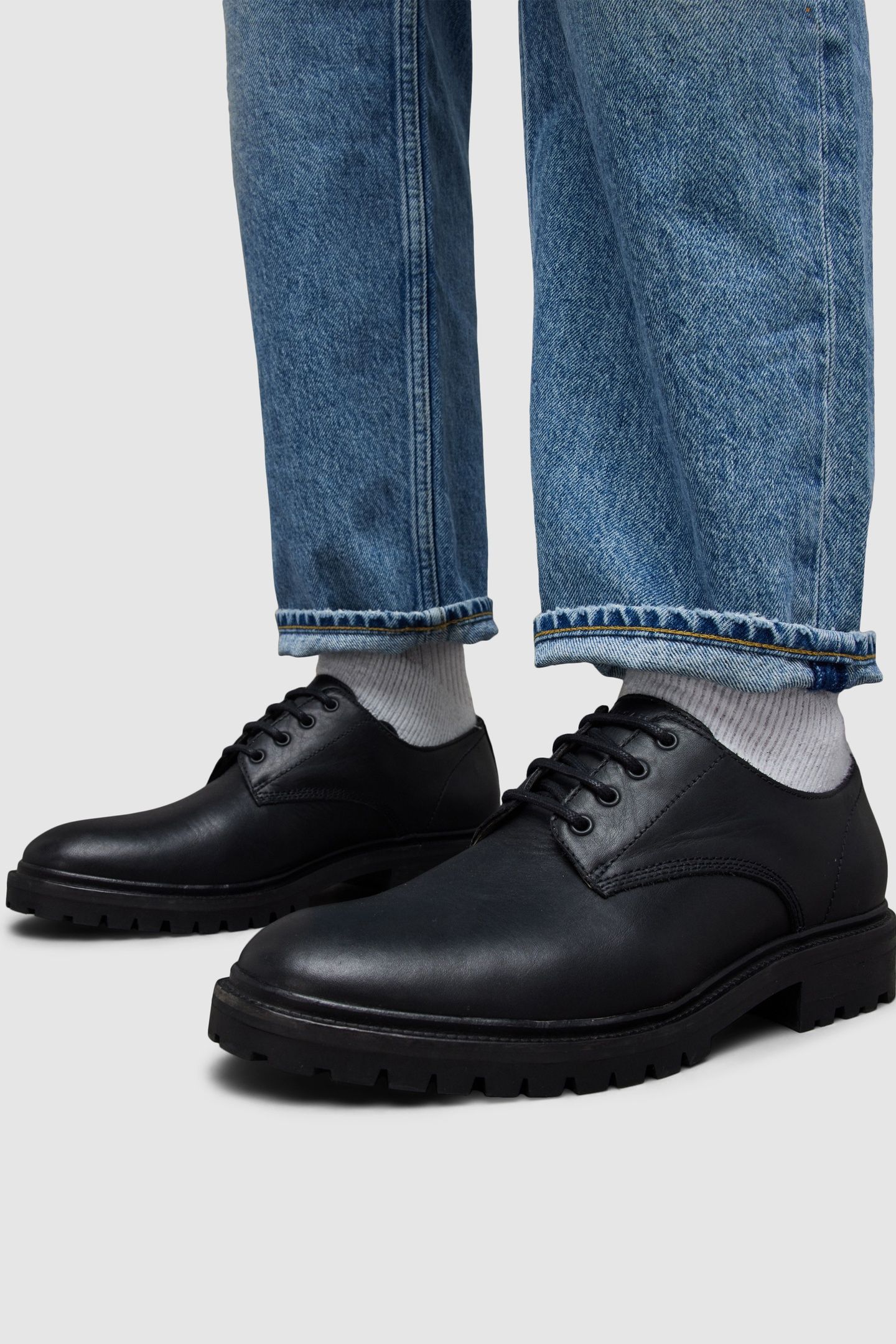 JARRED LTHR SHOE BLACK 6
