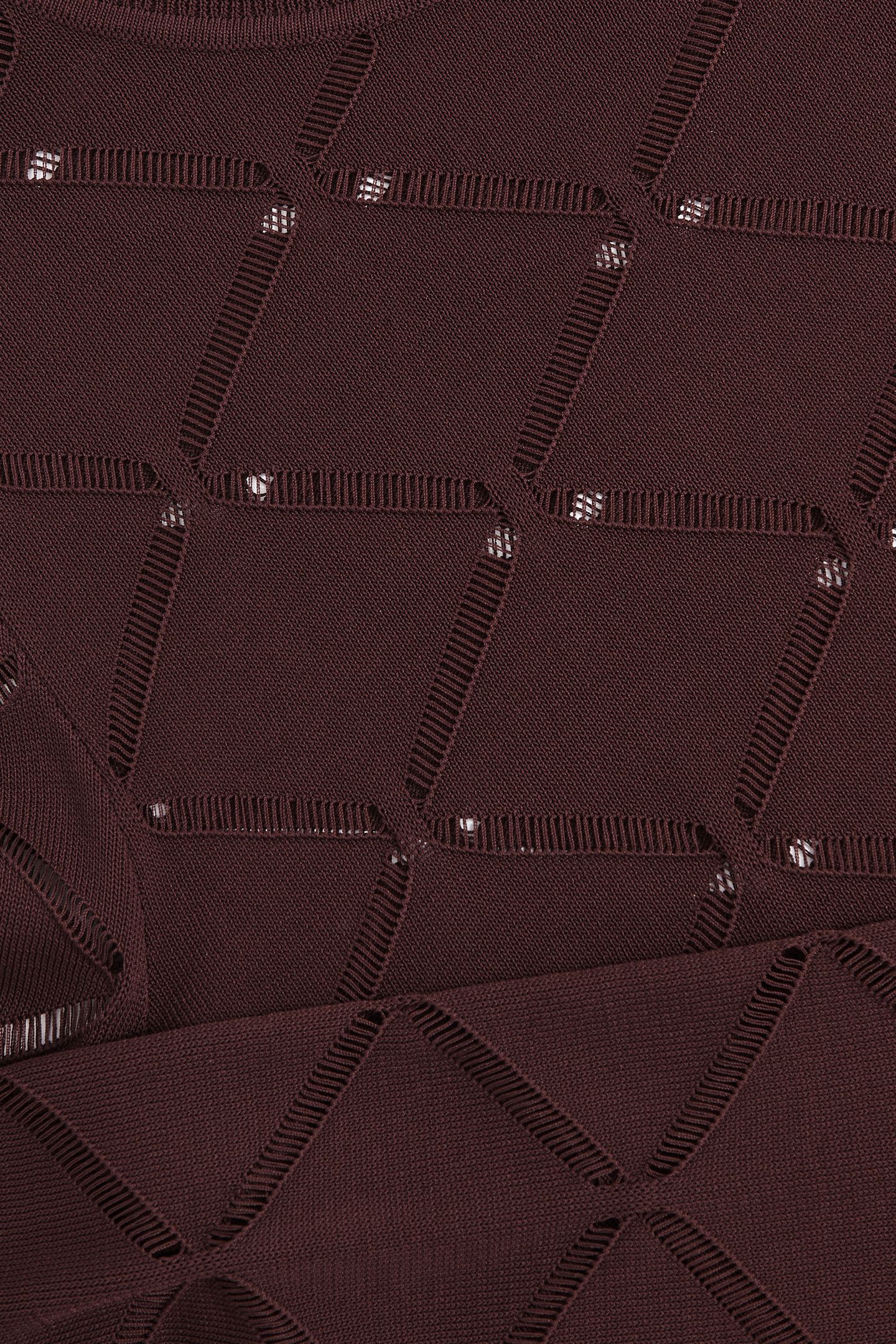 LASER CUT TOP BURGUNDY 6