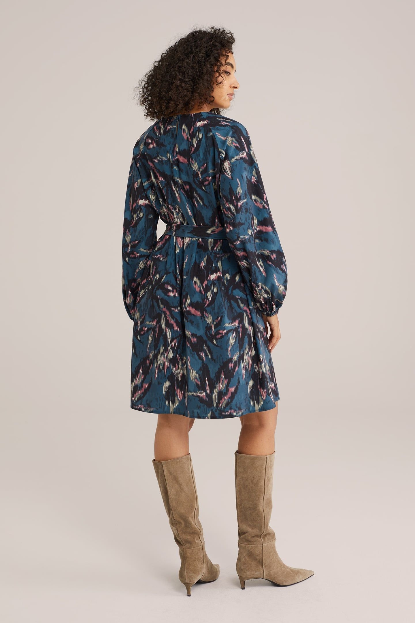 DRESS MID LENGTH MULTI-COLOURED 3
