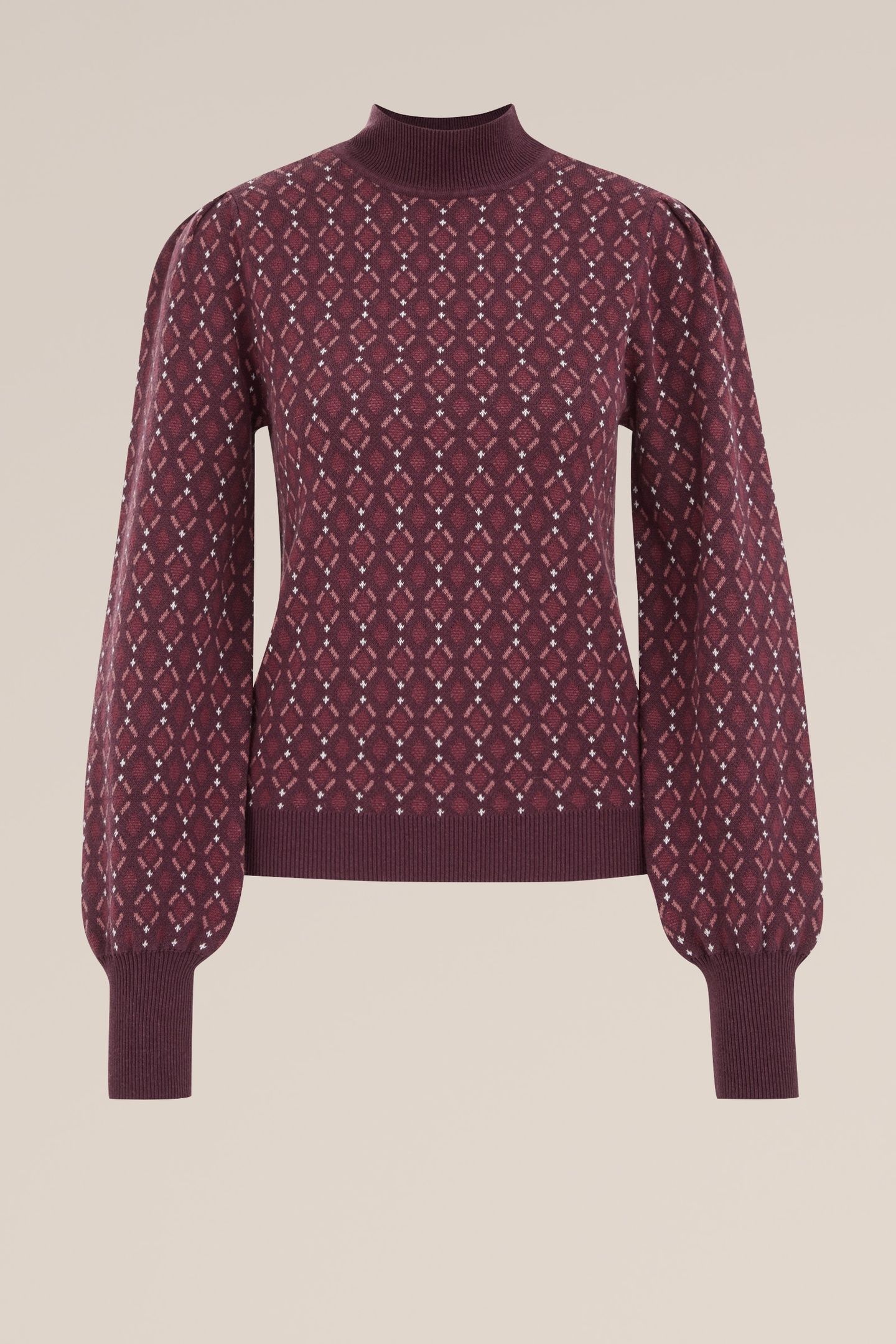 KNITTED PULLOVER VINTAGE RED 4