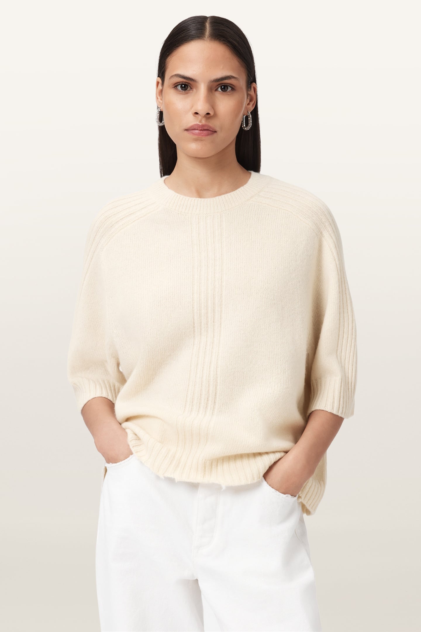 NIX TEE CHALK WHITE 1