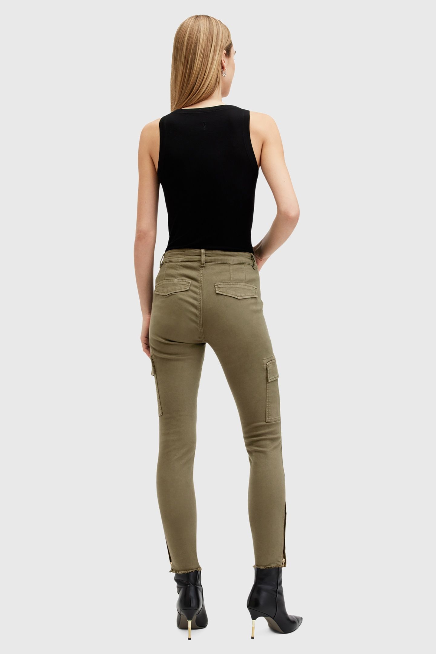 DURAN SKINNY CARGO KHAKI GREEN 7