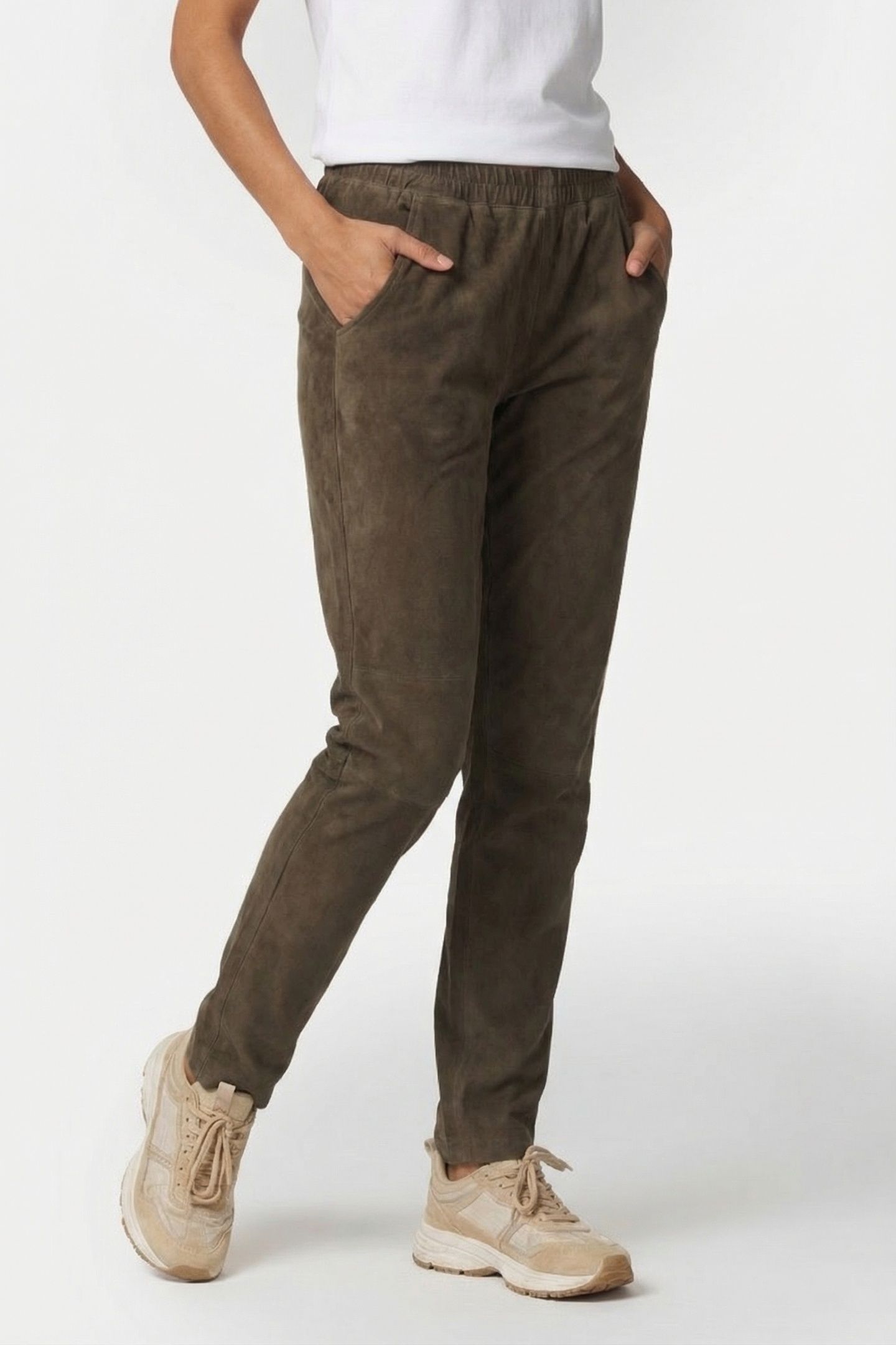 BOBBI SUEDE KHAKI 1