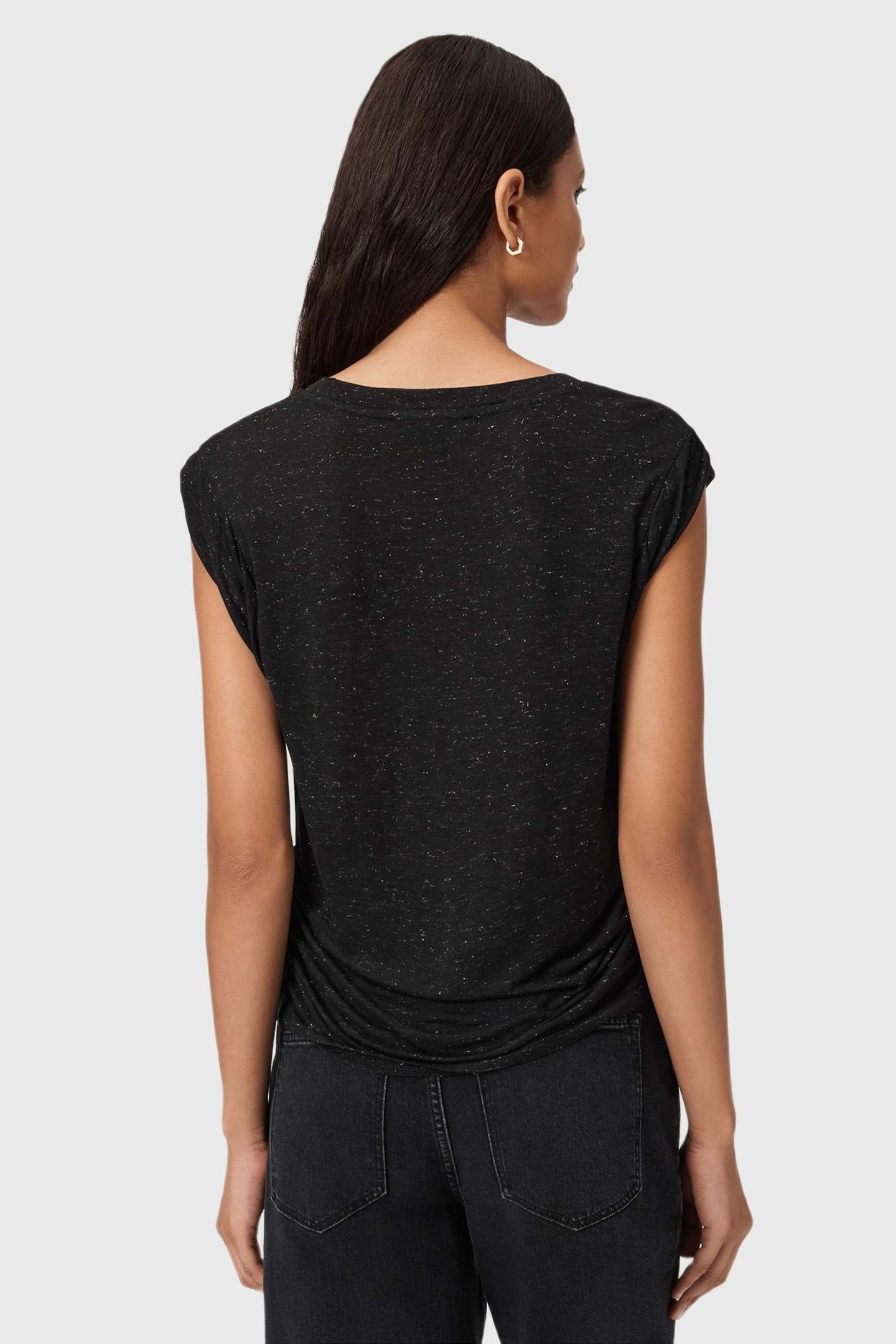 WEST SHIMMER TANK BLACK 2