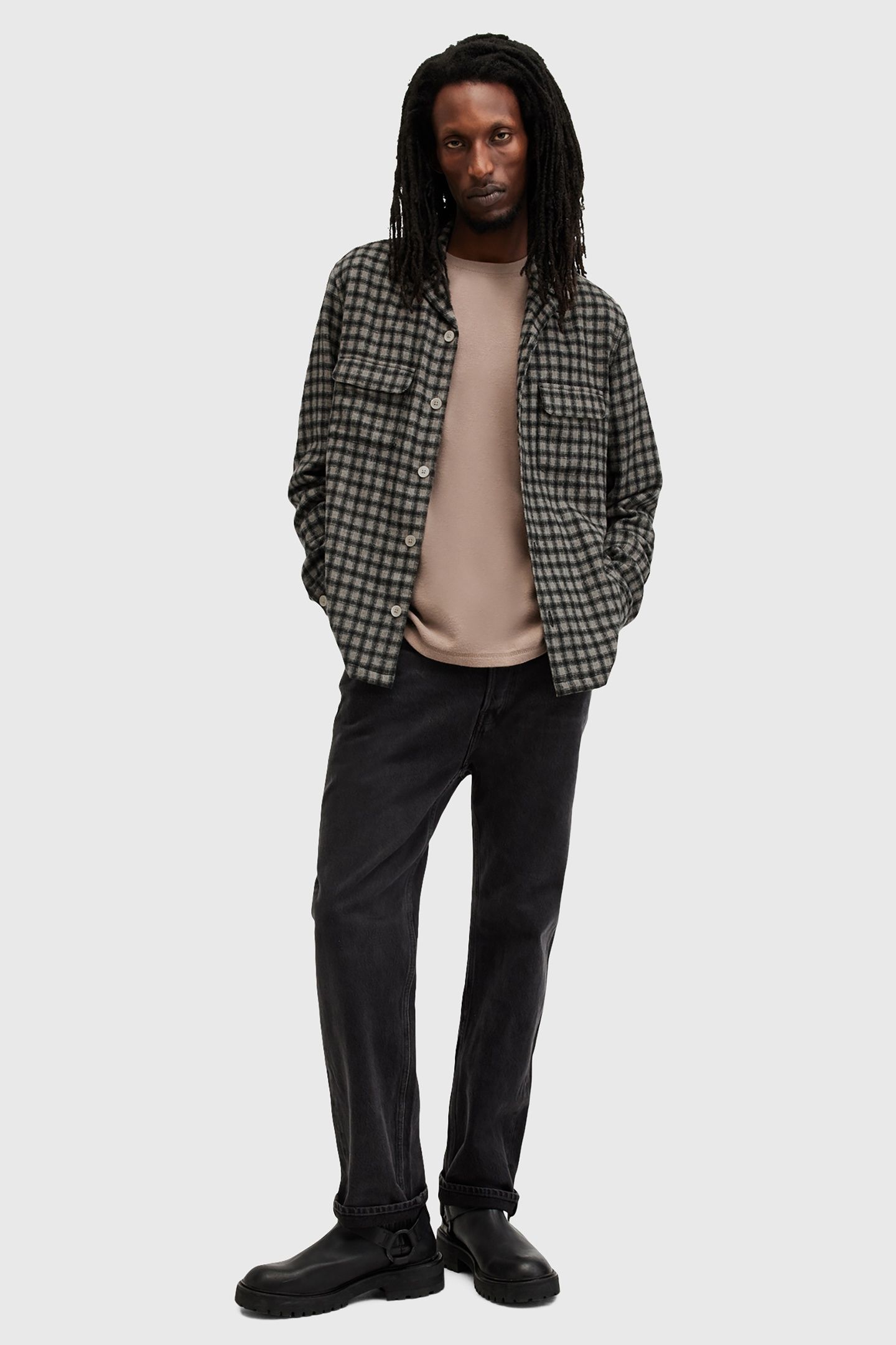 ALKAME LS SHIRT BROWN 3