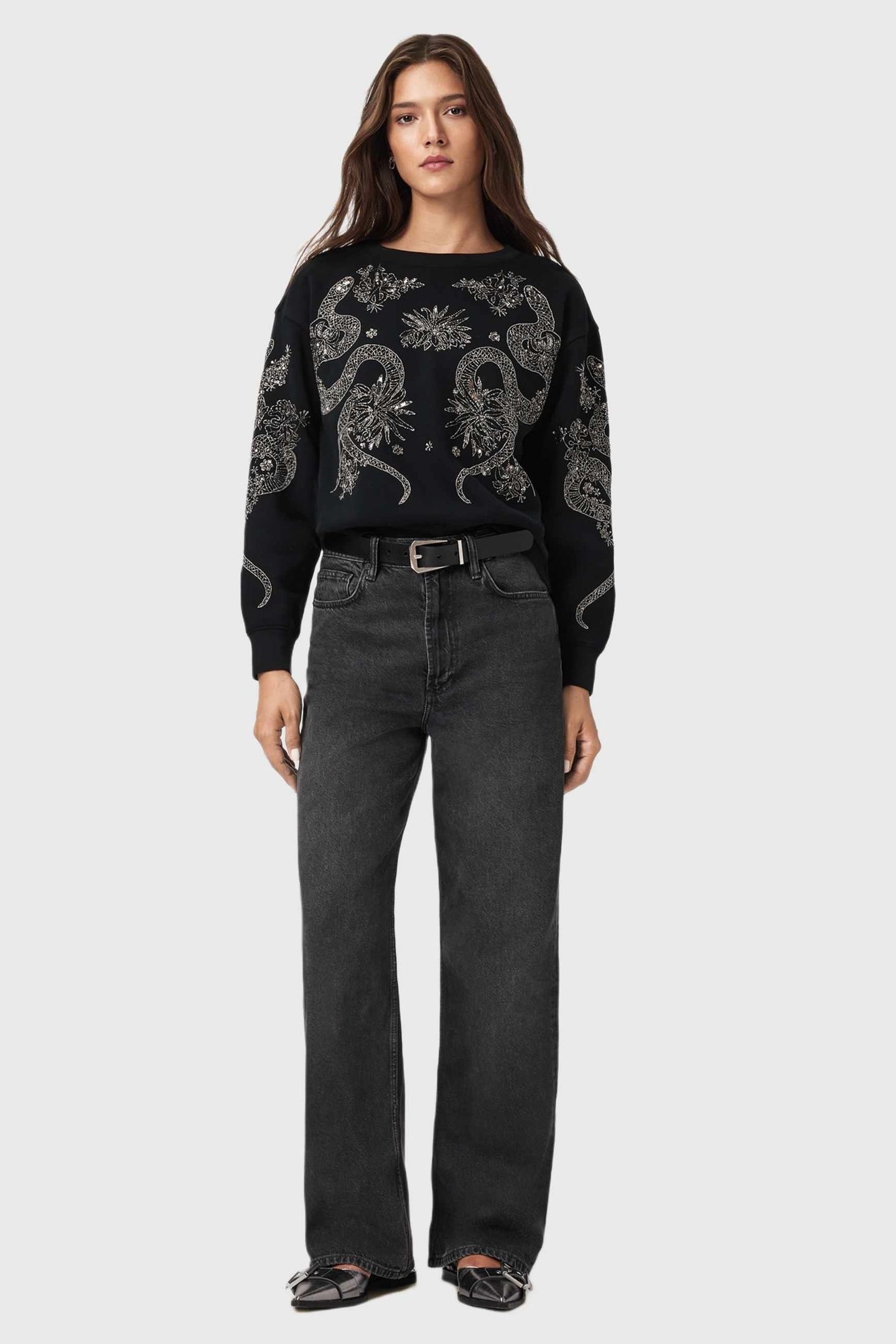 CECILE PIPPA SWEAT BLACK 1