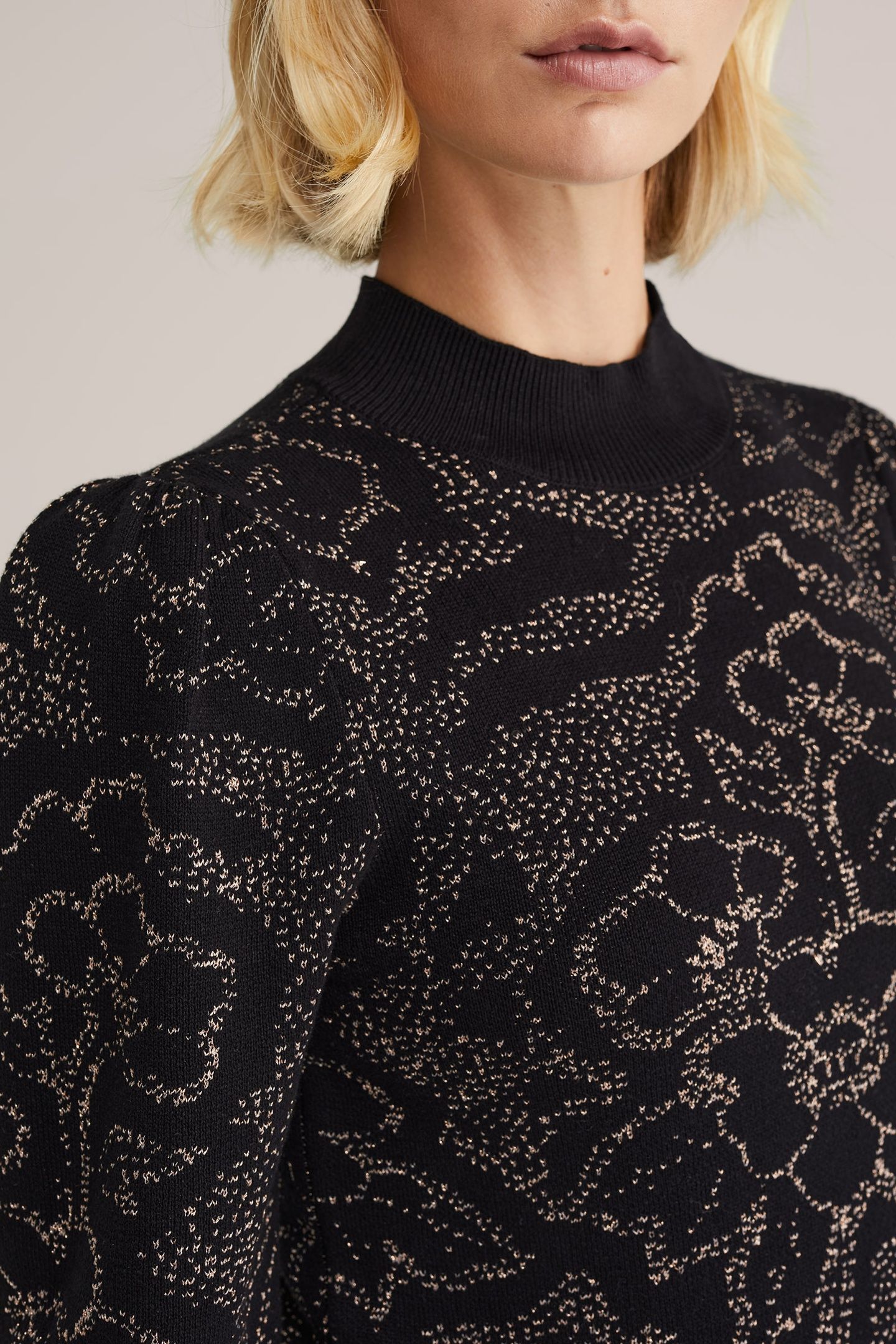 KNITTED PULLOVER BLACK 5