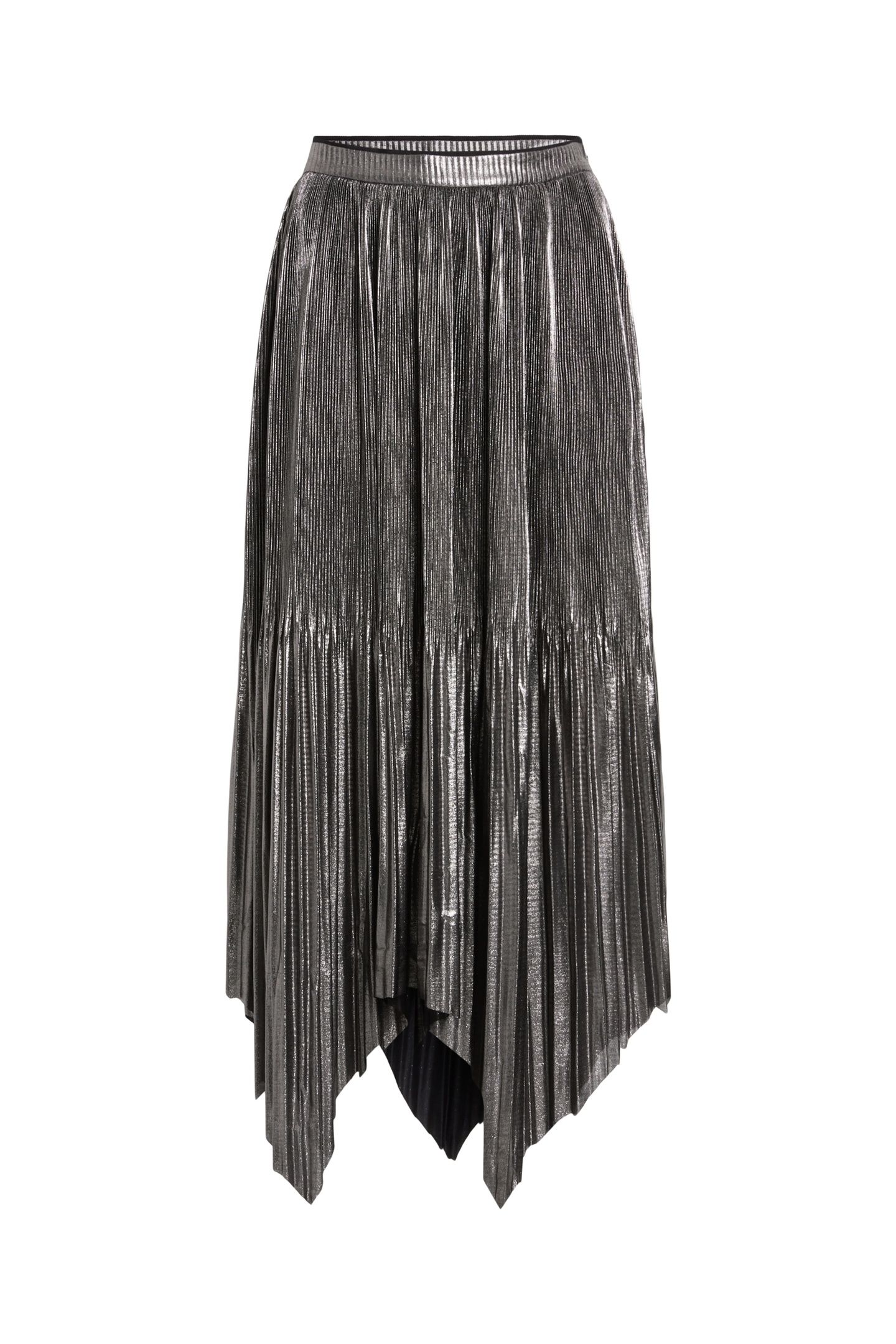LERIN METALLIC SKIRT SILVER 4