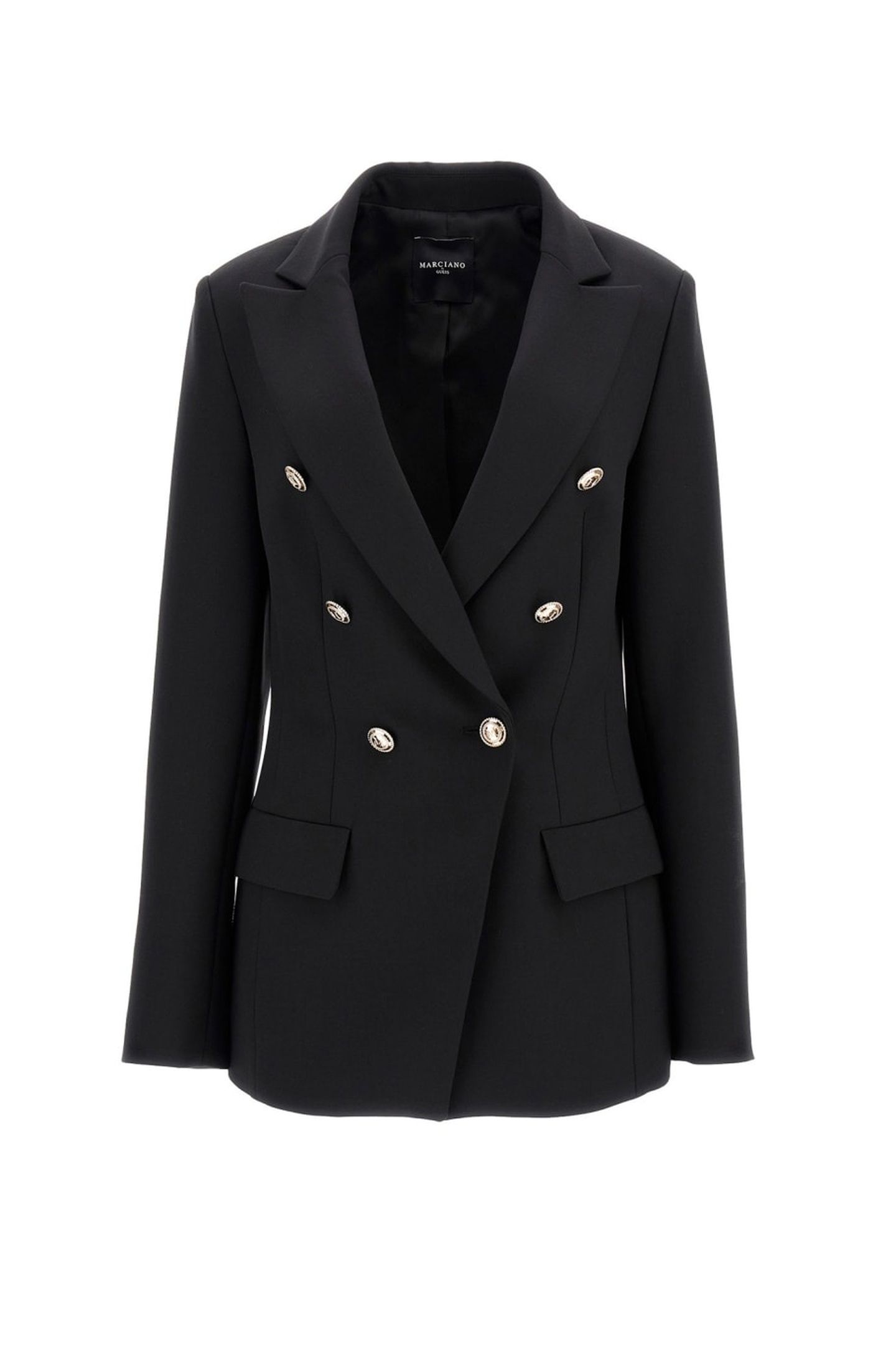 MARCIANO BY GUESS SHELLY BLAZER NEW JET BLACK 2