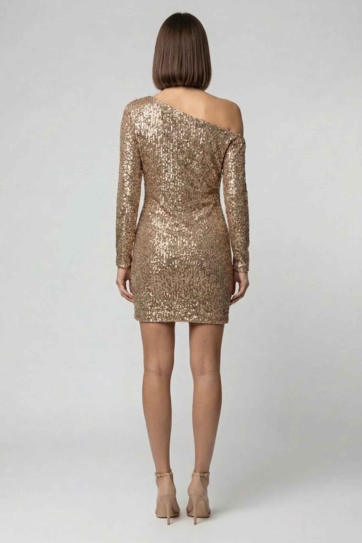 MARCIANO BY GUESS GABBIE DRESS GOLD 2