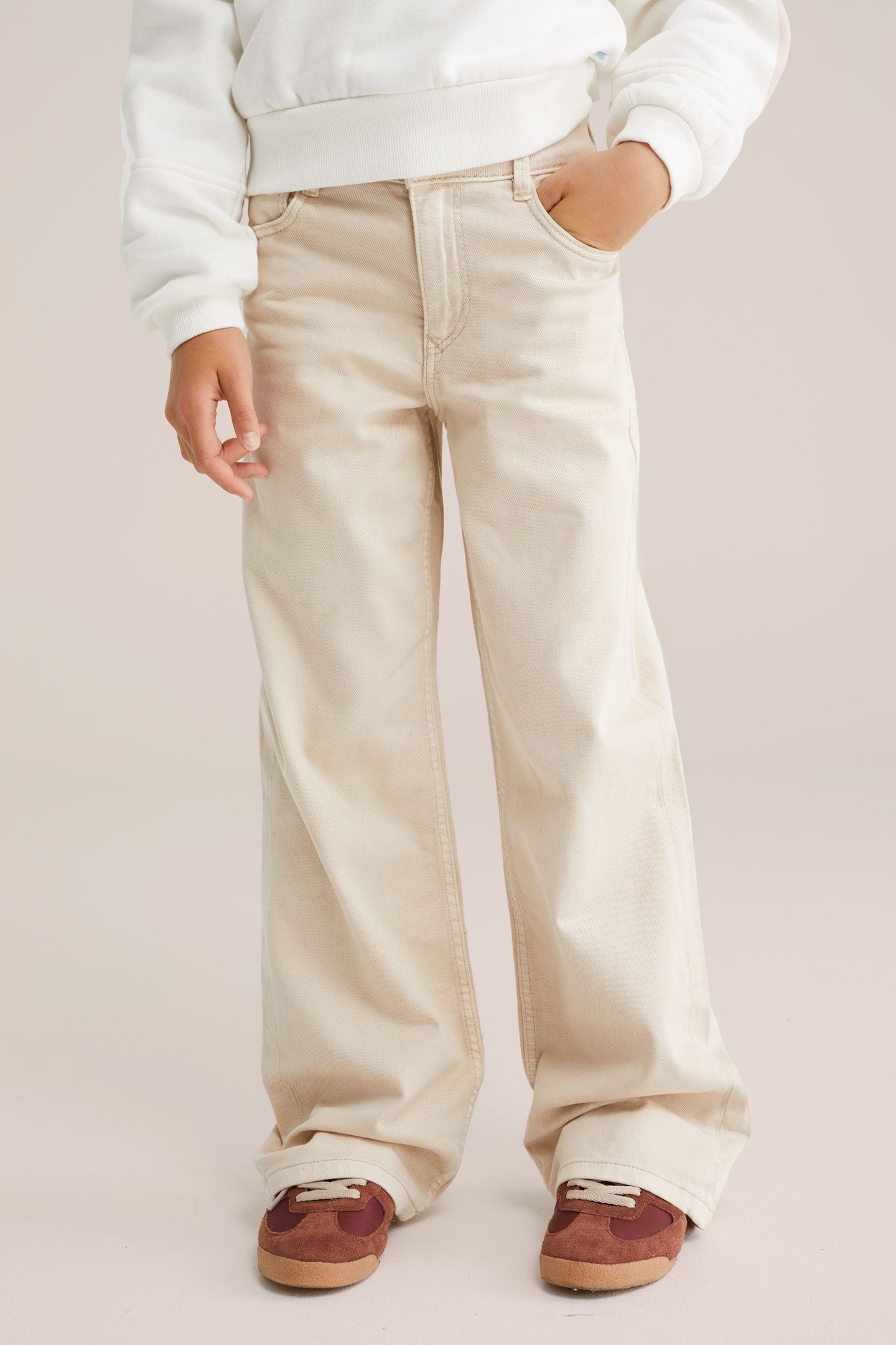5-POCKET HIGH RISE BEIGE 1