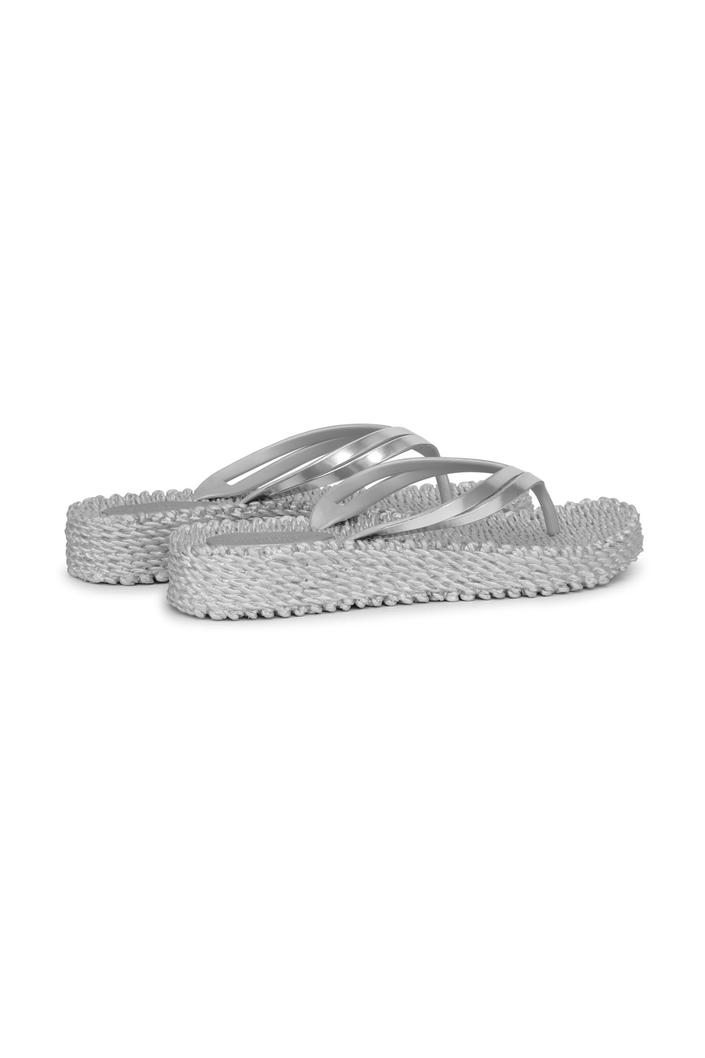 PLATEAU FLIPFLOPS CHEERFUL08M SILVER 4