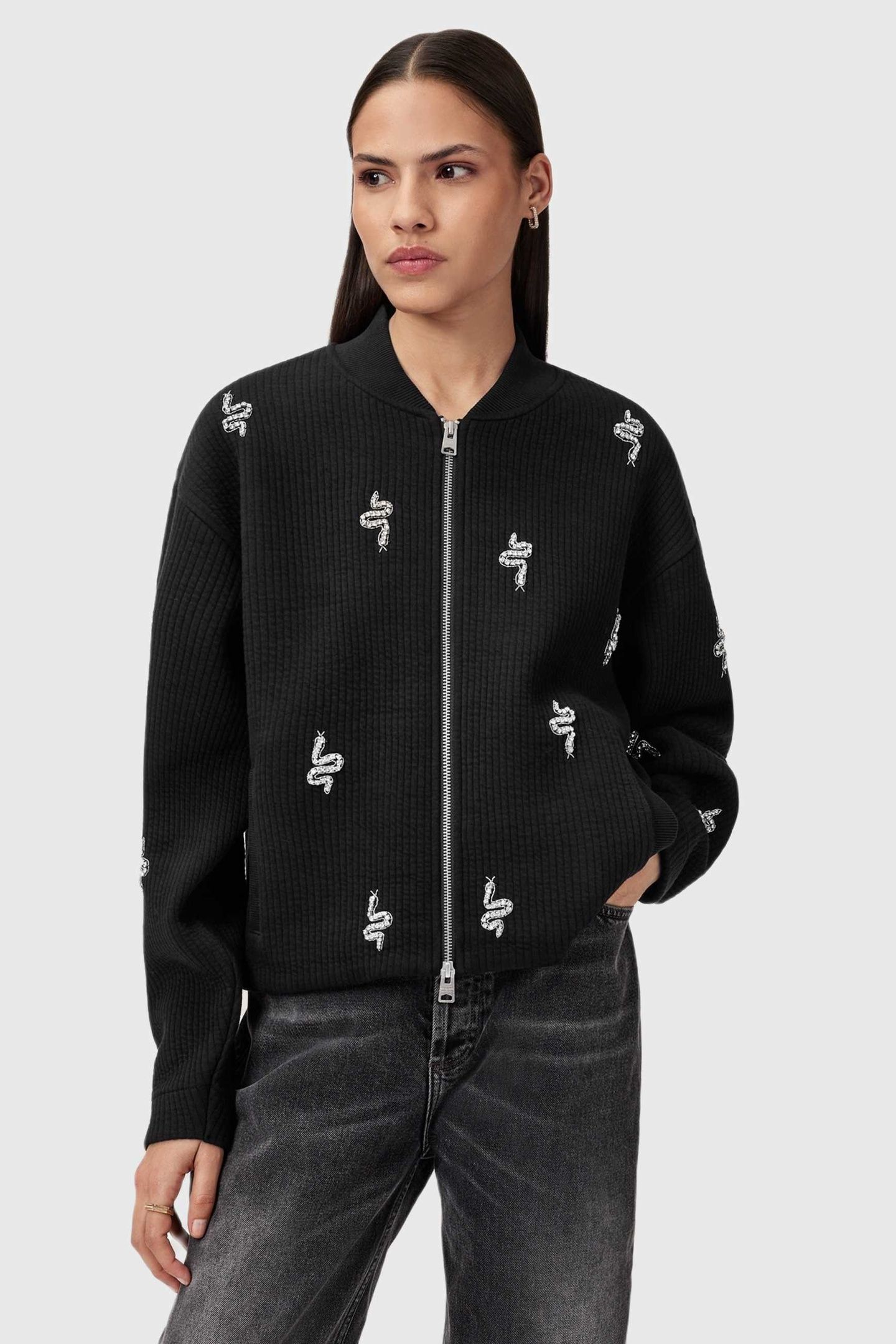 RHEA BEA BOMBER BLACK 5