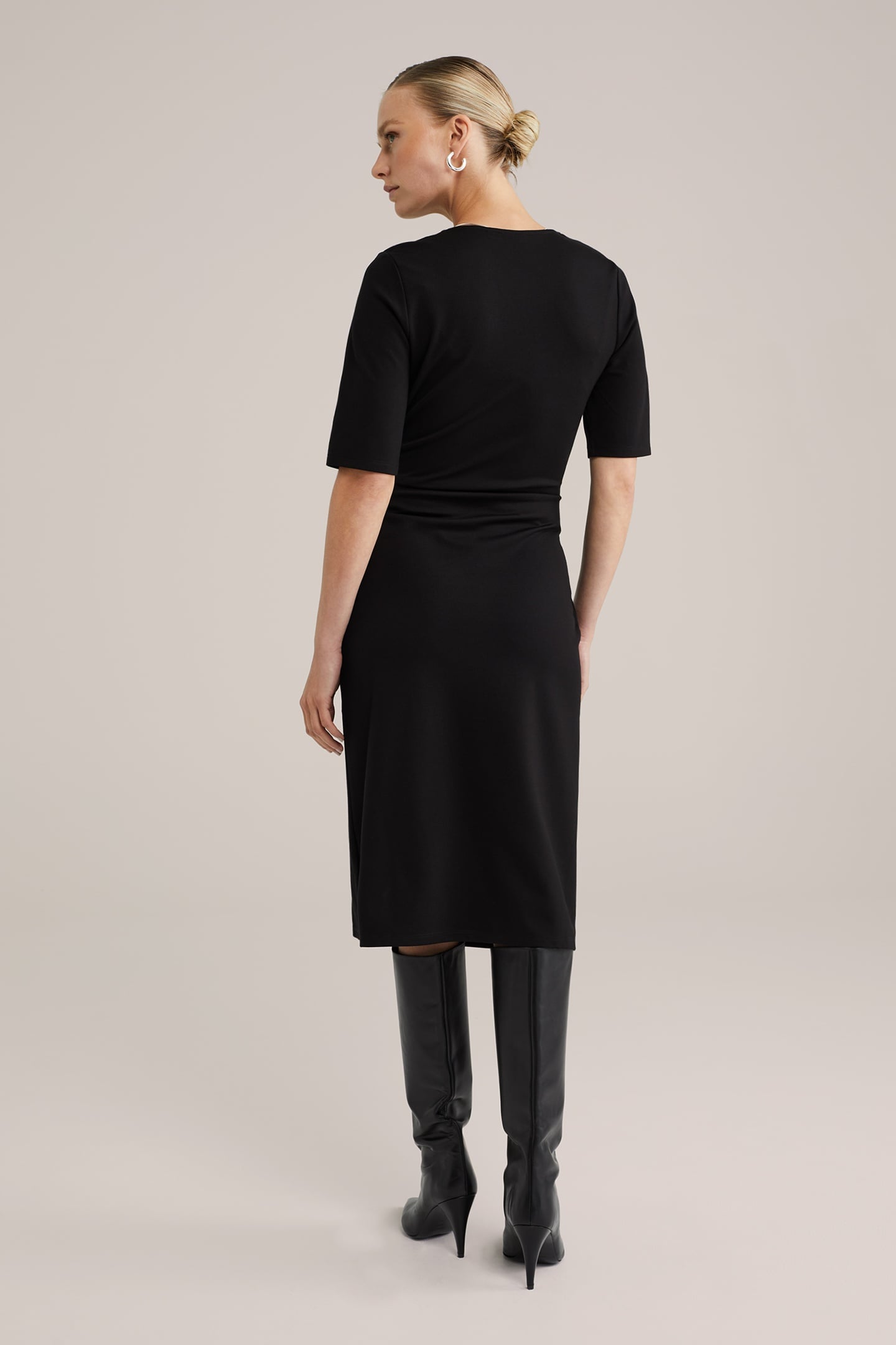 DRESS MIDI BLACK 2