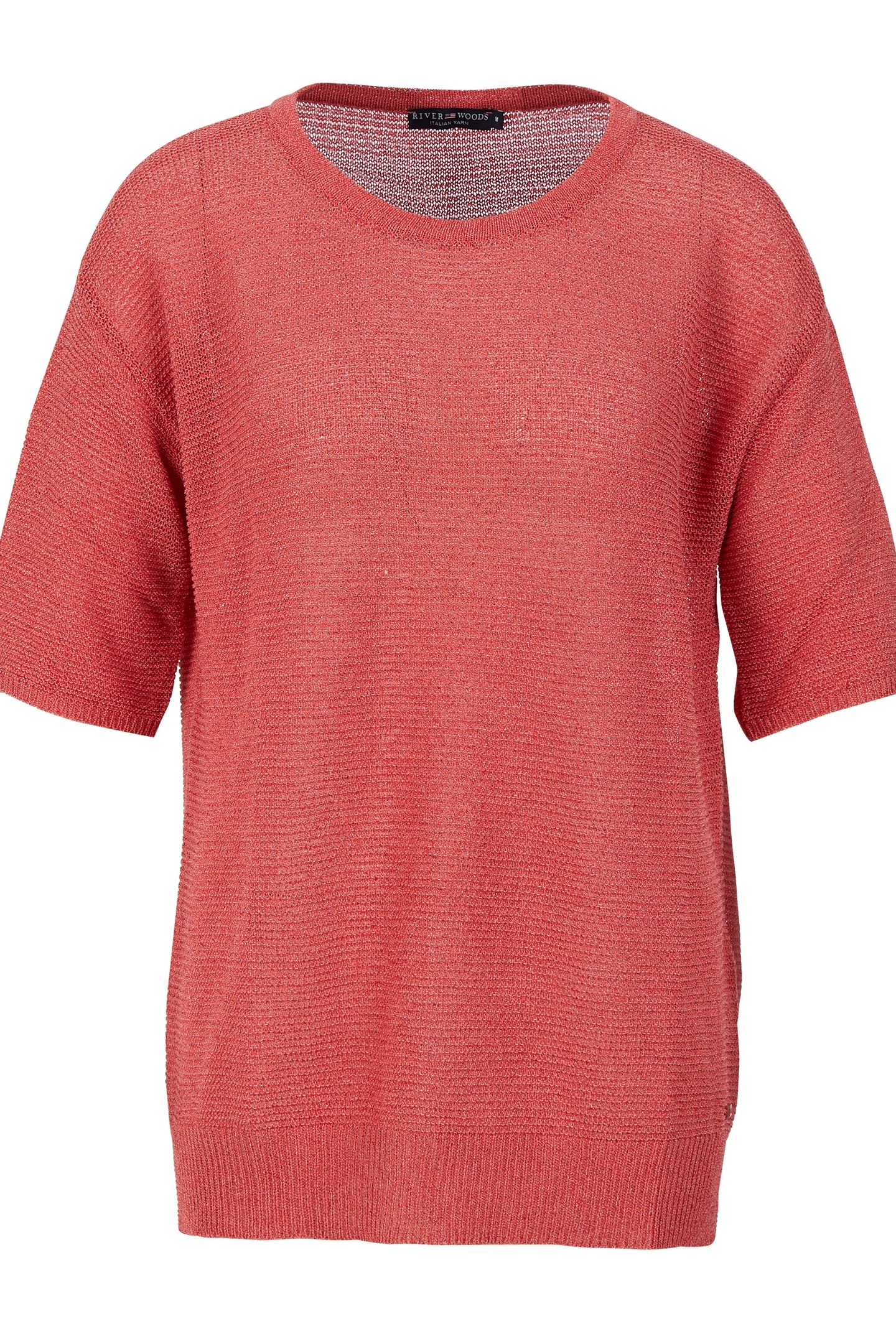 ELBOW SLEEVE PULLOVER IN ORANGE 1