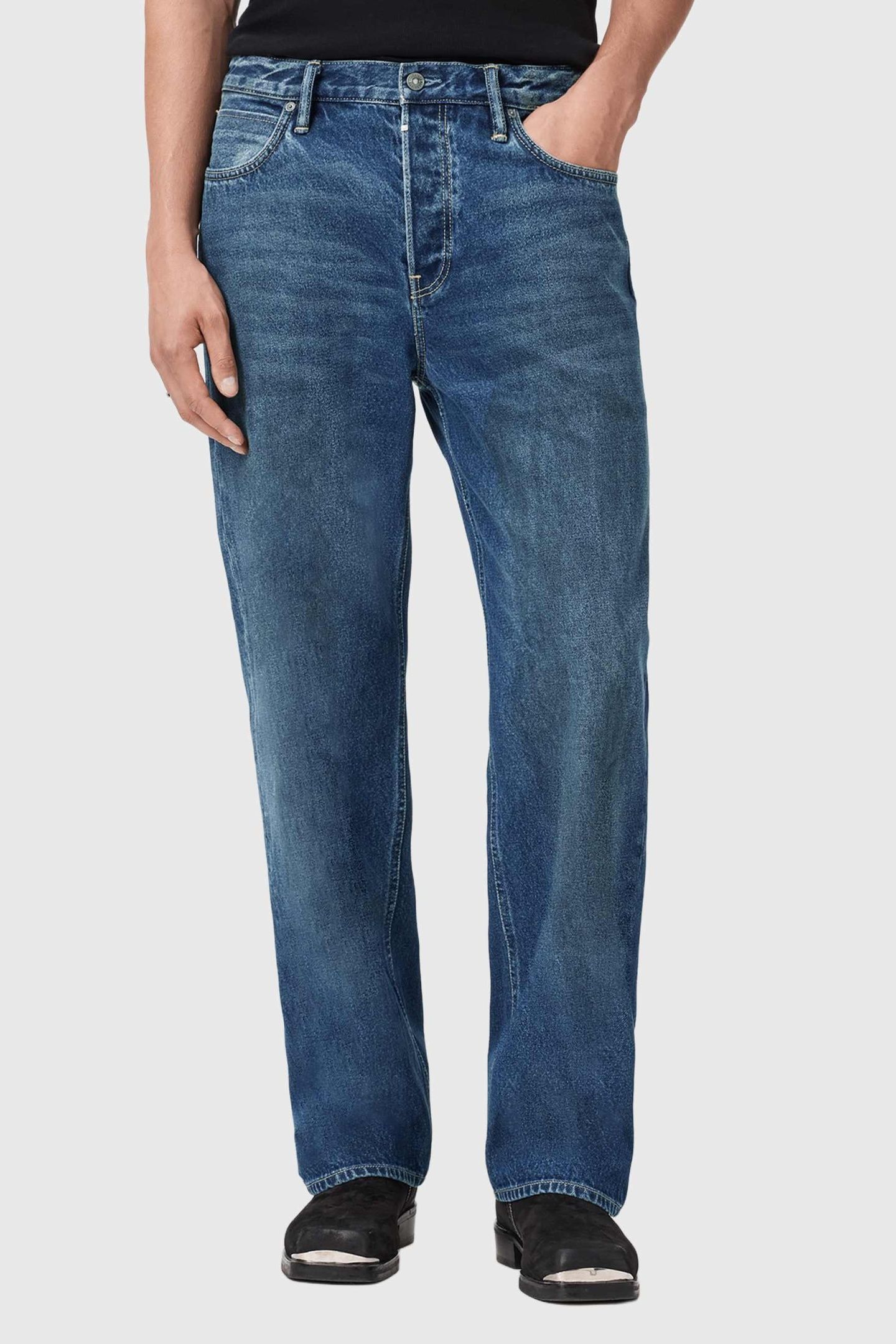 MULLEN JEAN WORN INDIGO BLUE 1