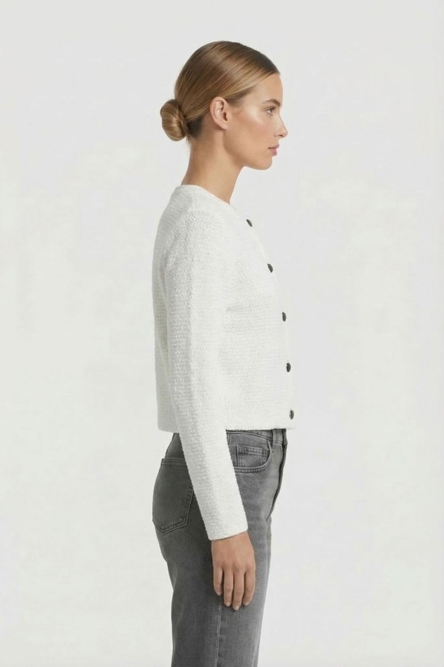 COMMA CARDIGAN WHITE 3