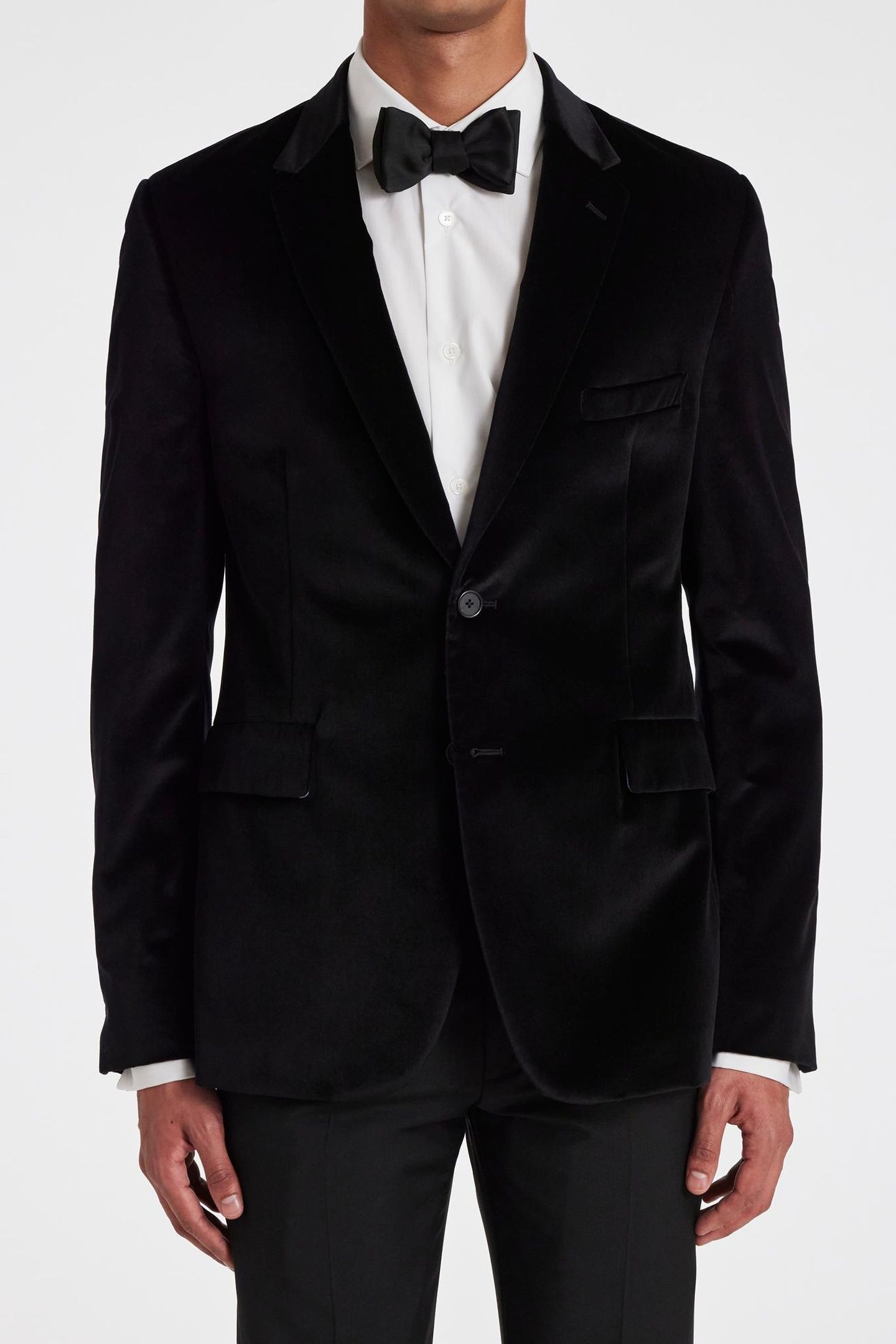 SLIM FIT 2 BTN JACKET BLACK 3