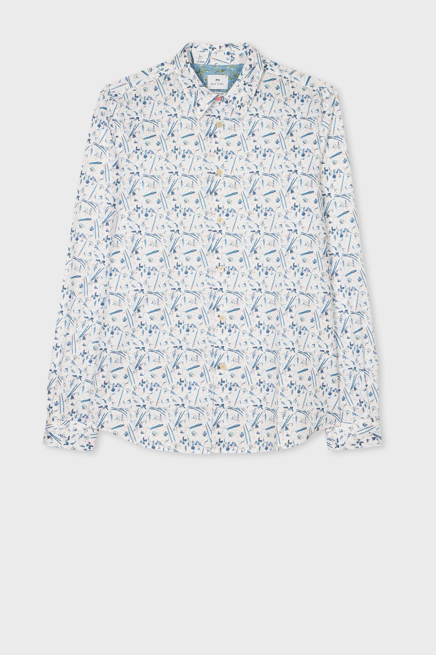 LS TAILORED FIT SHIRT WHITE 4