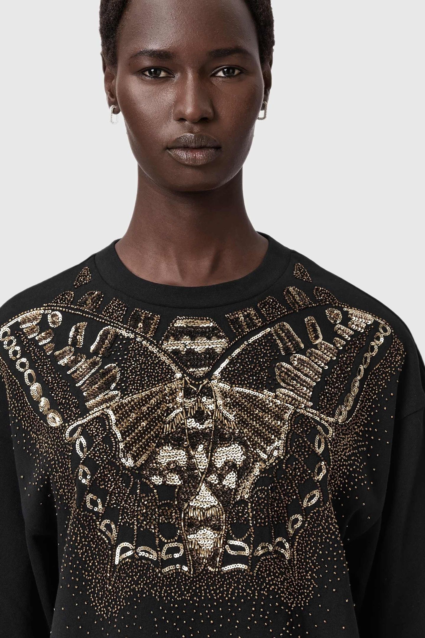 GLIDE AMELIE TEE BLACK/GOLD 6
