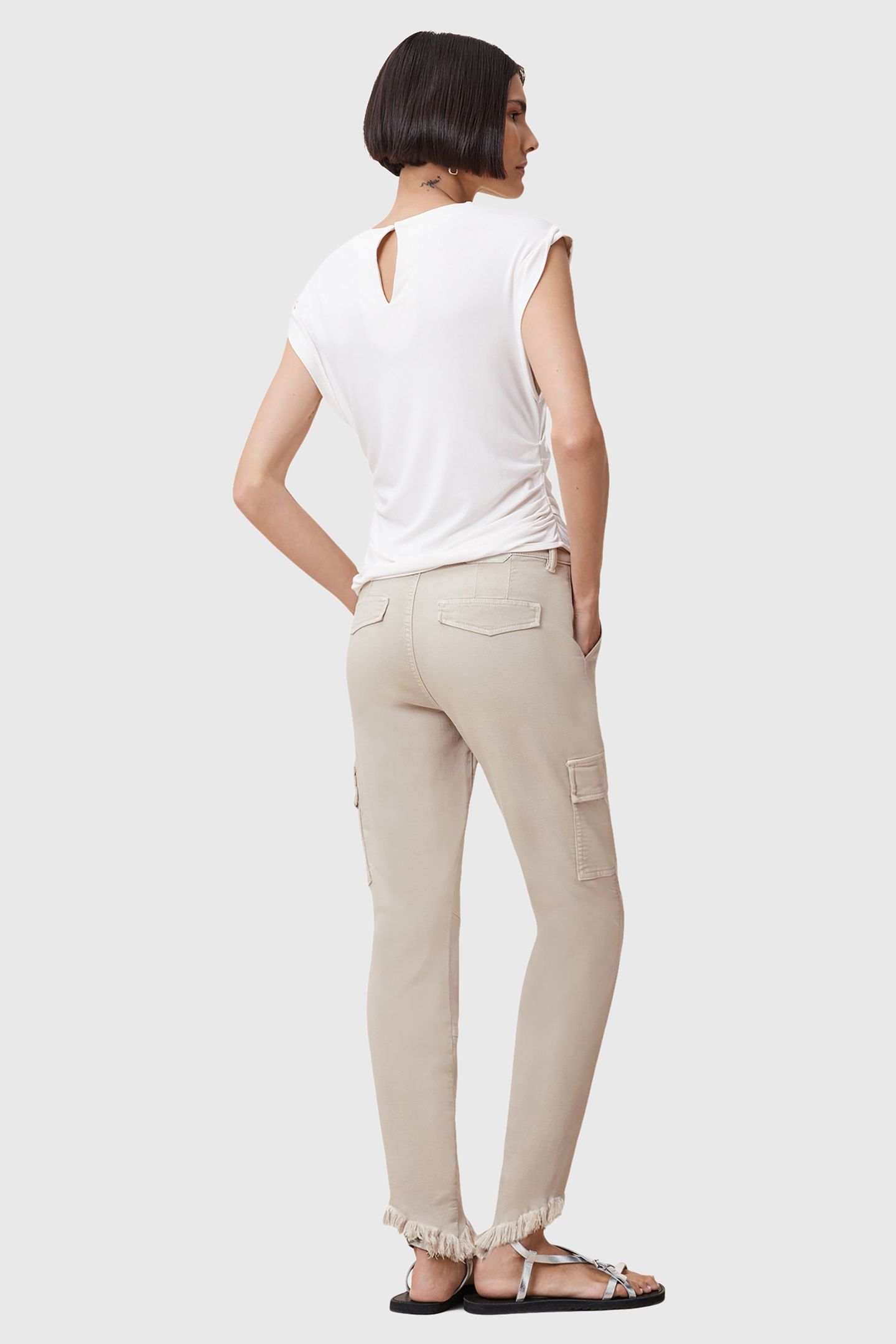 DURAN ASYM JEAN CREAM WHITE 3