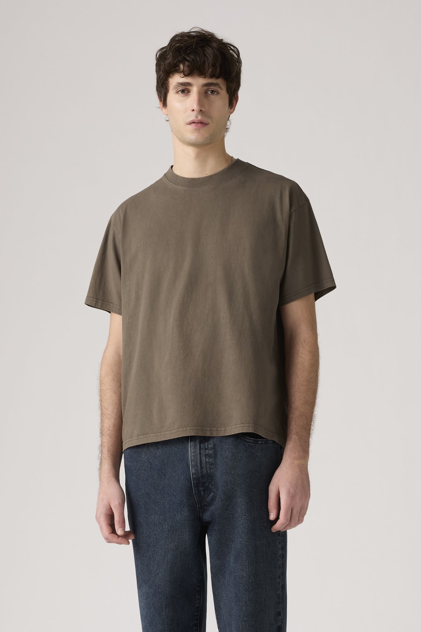 CROPPED TEE BROWN 1