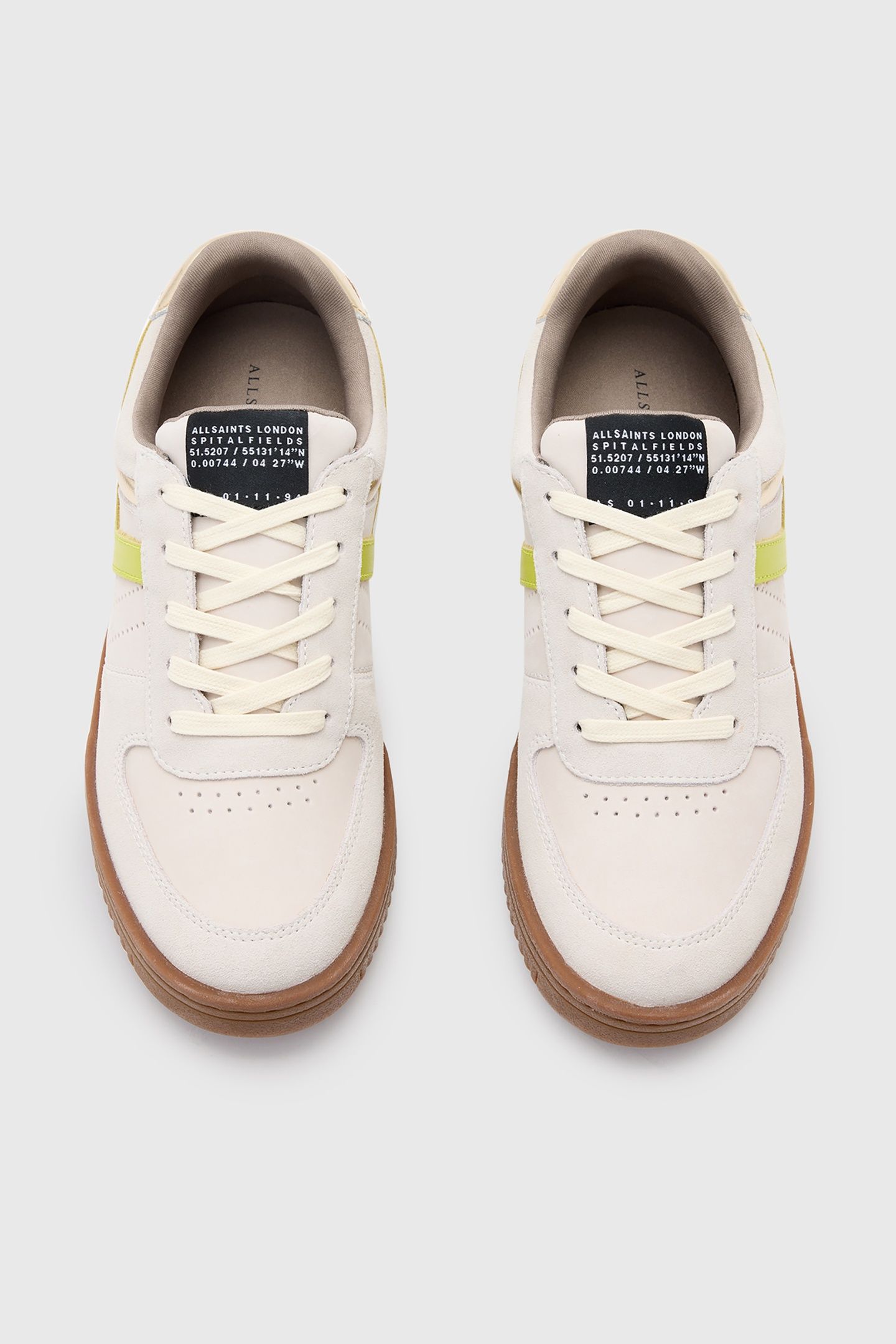 VIX SUEDE SNEAKER WHITE/BROWN/GREEN 2