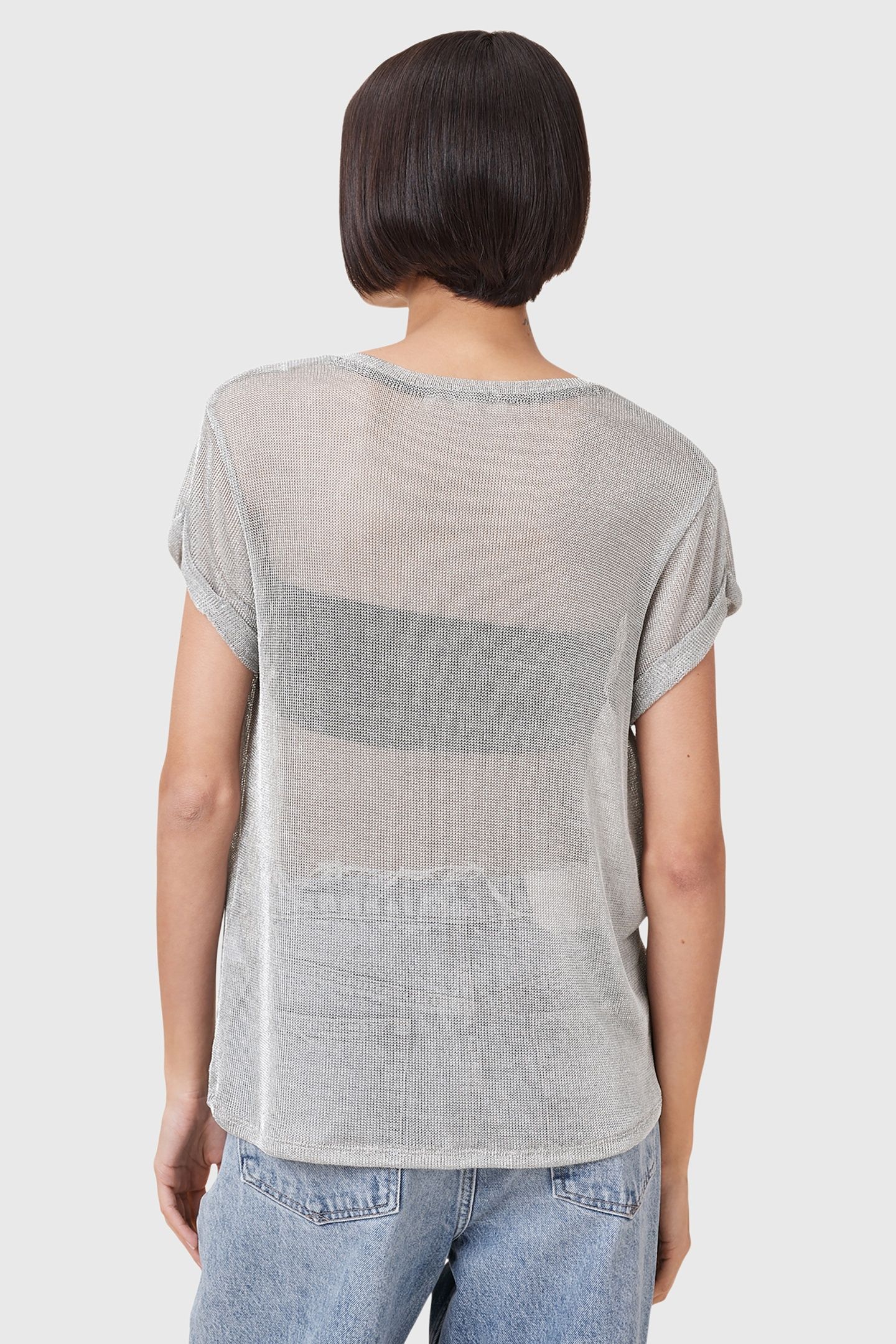 THEA SPARKLE TOP METALLIC SILVER 4