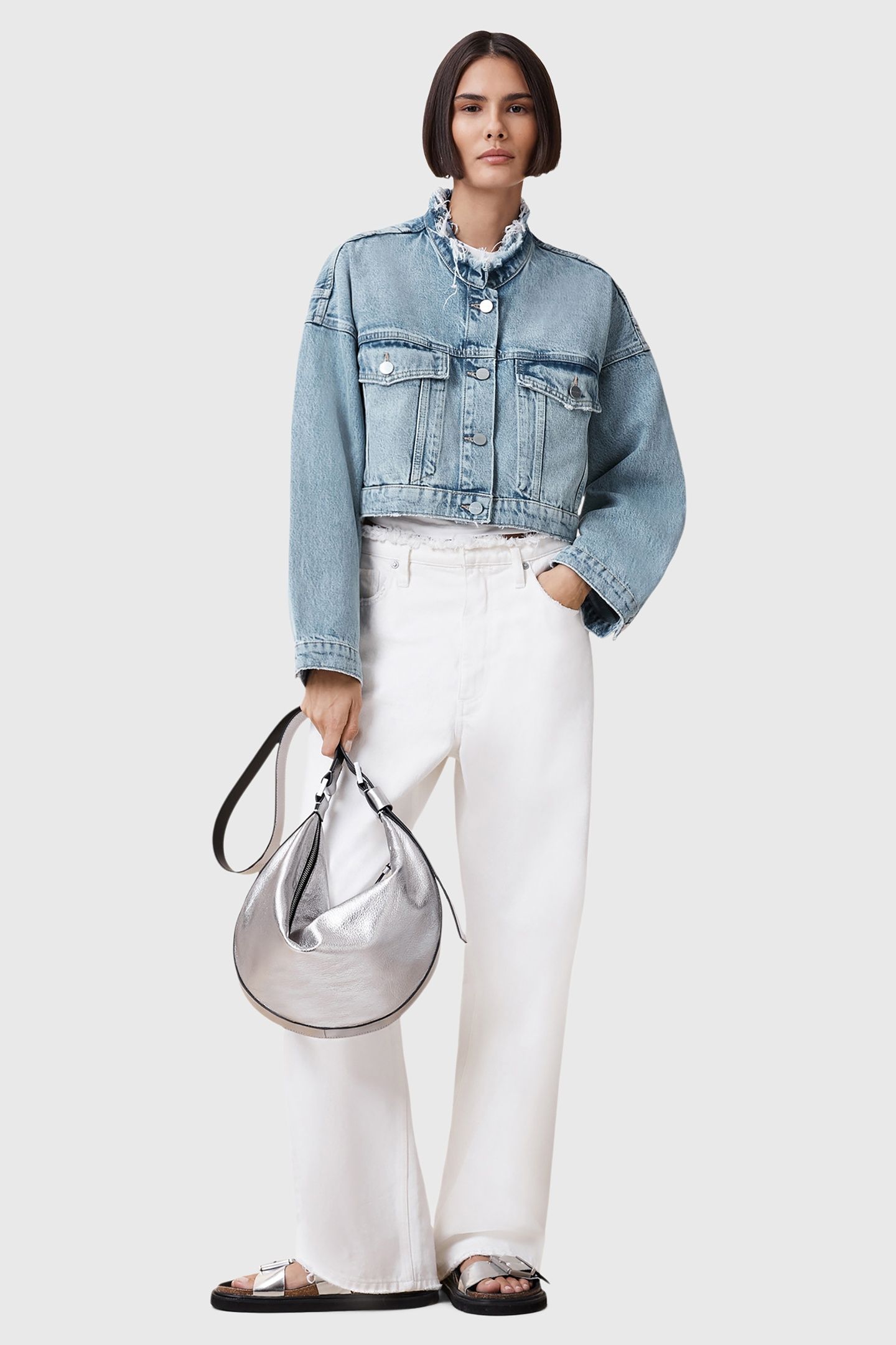 SONNY CROP JACKET LIGHT INDIGO 3