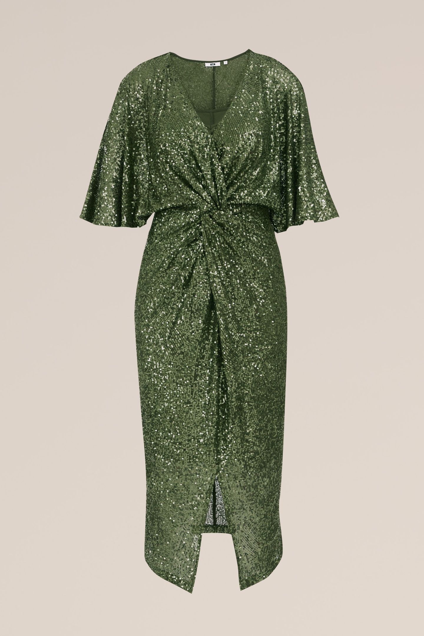 DRESS MID LENGTH DARK GREEN 4