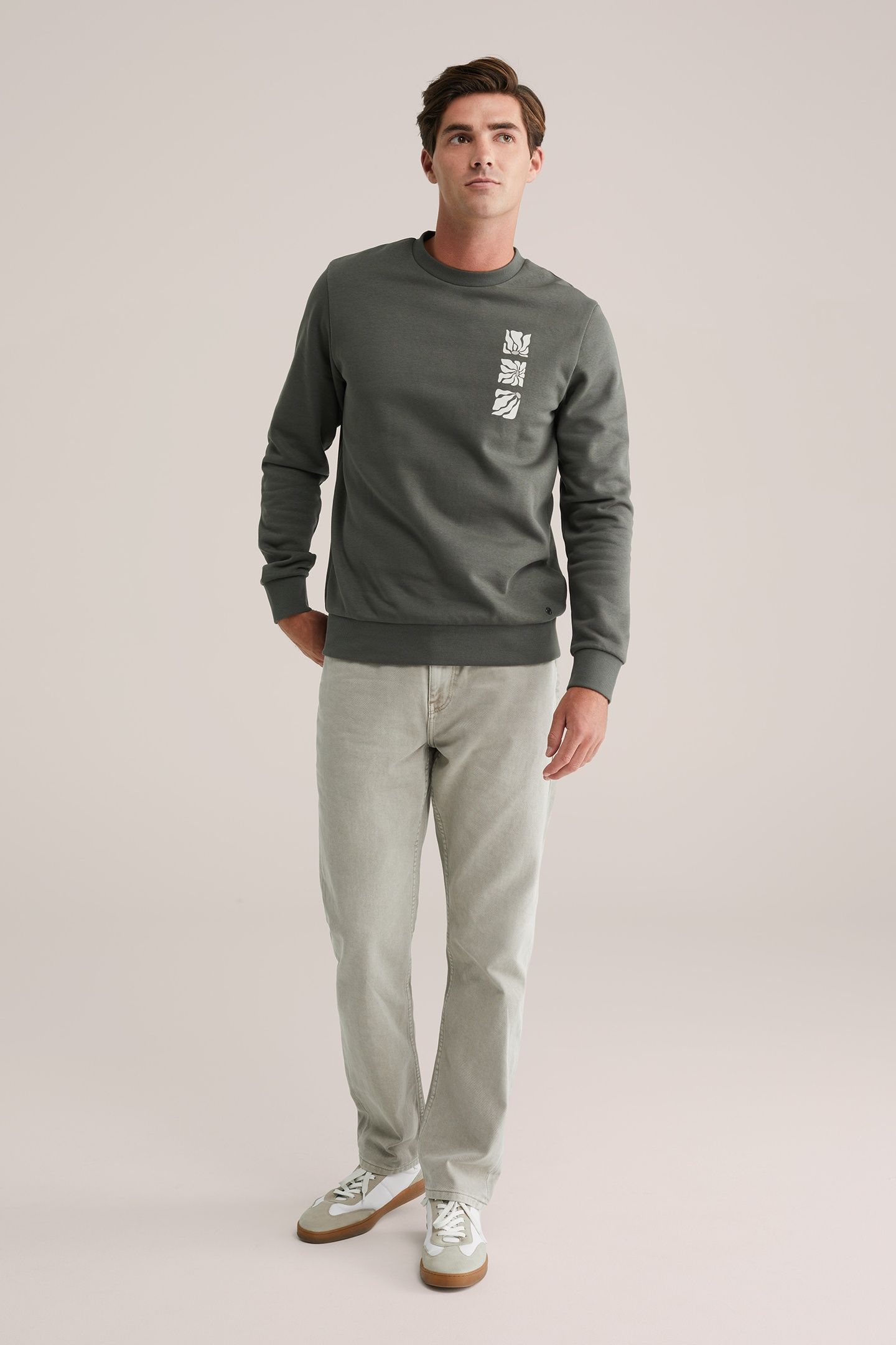 5-POCKET MID WAIST BEIGE 3