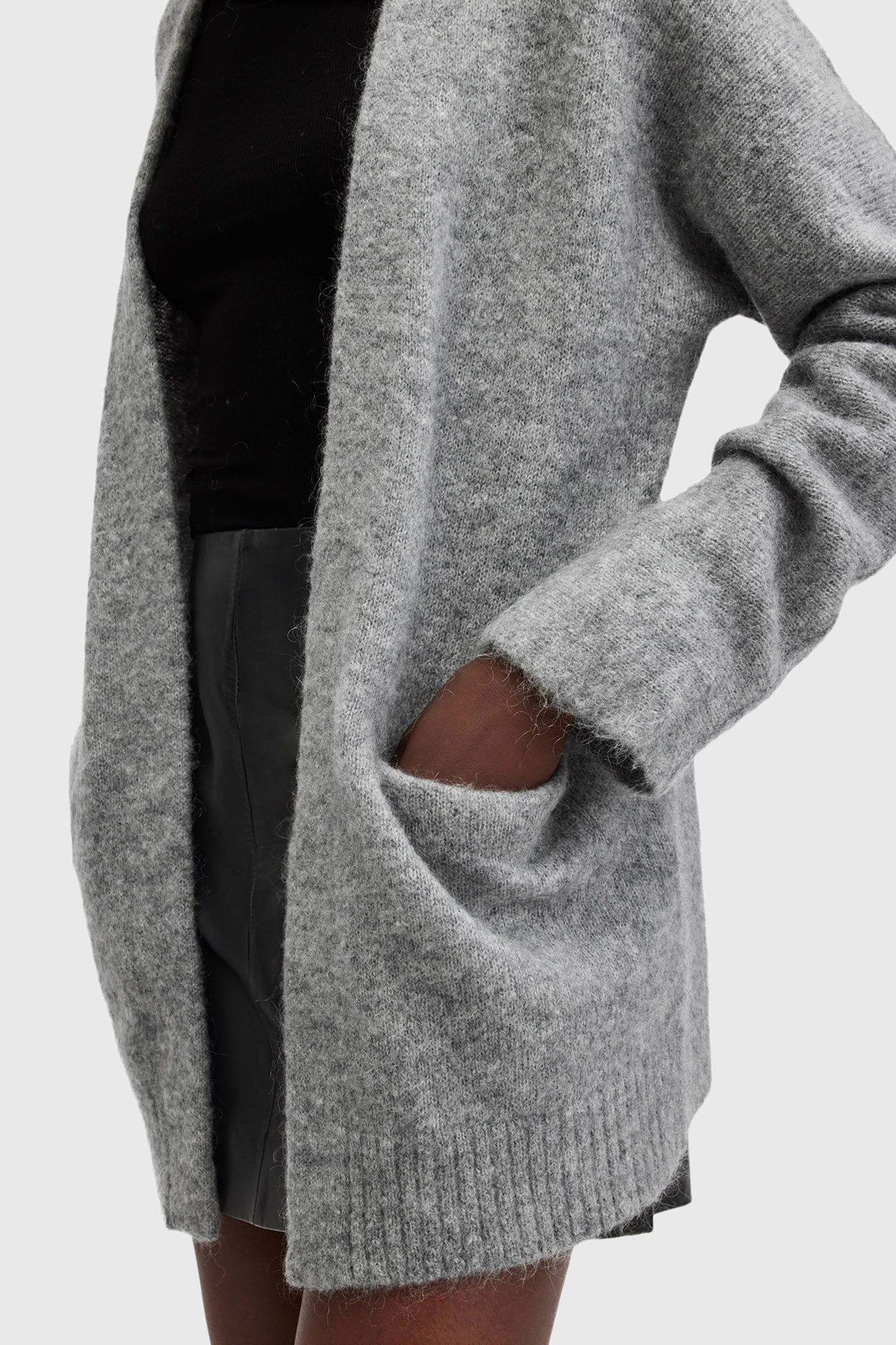 ZOE CARDIGAN GREY MARL 7