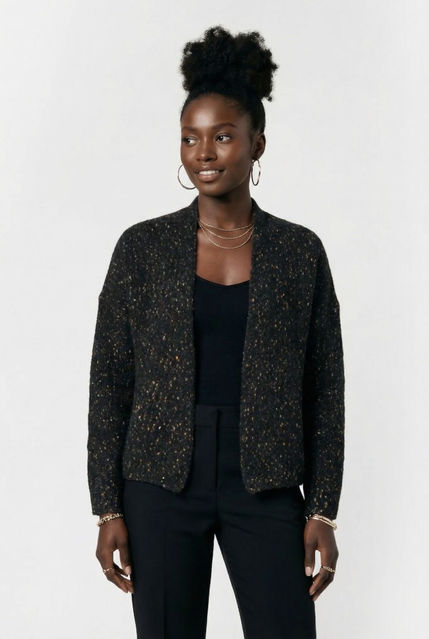 POMME CARDIGAN BLACK 1