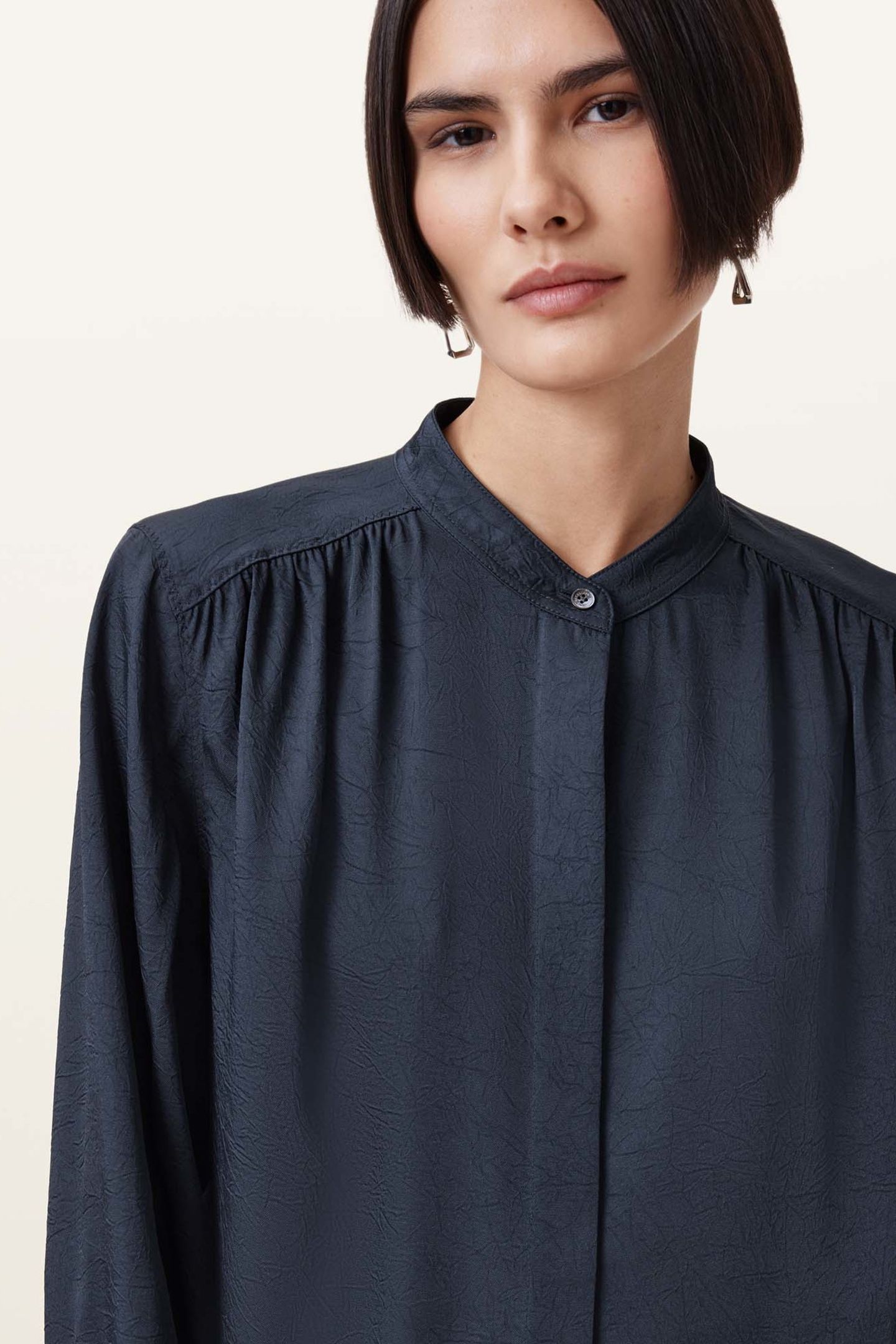 AGGIE SHIRT DRESS DENIM BLUE 8