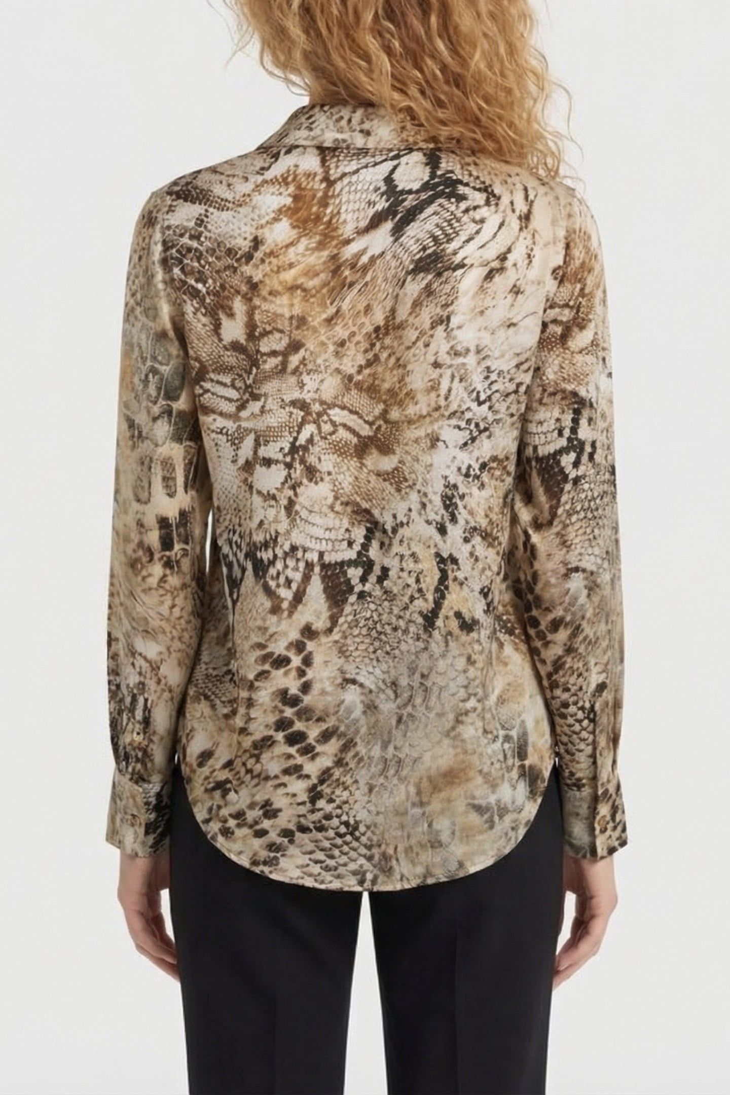 MARCIANO BY GUESS NEW MELISSA SHIRT JUMBLE SKIN PRINT 2