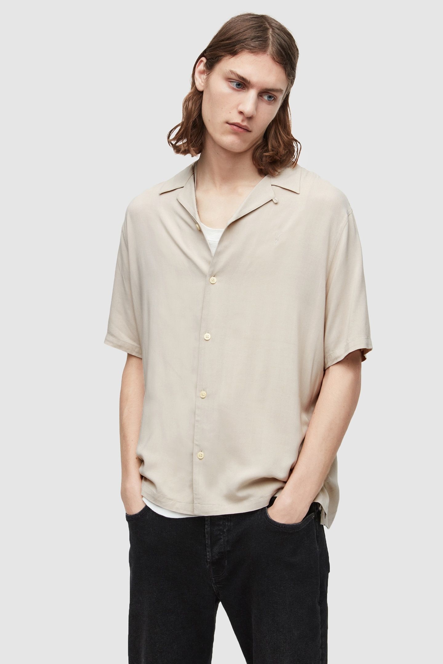 VENICE SS SHIRT CLIFFTOP TAUPE 1