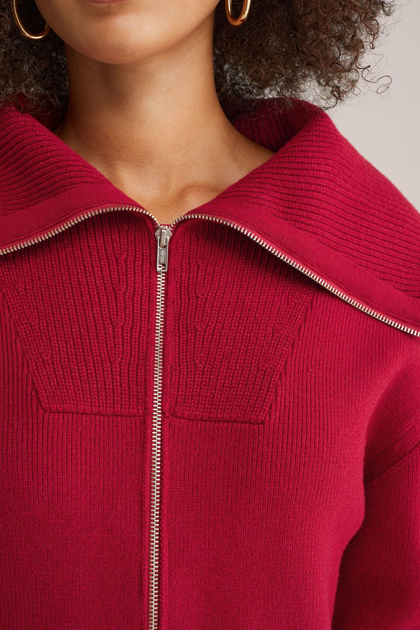 KNITTED CARDIGAN RED 5