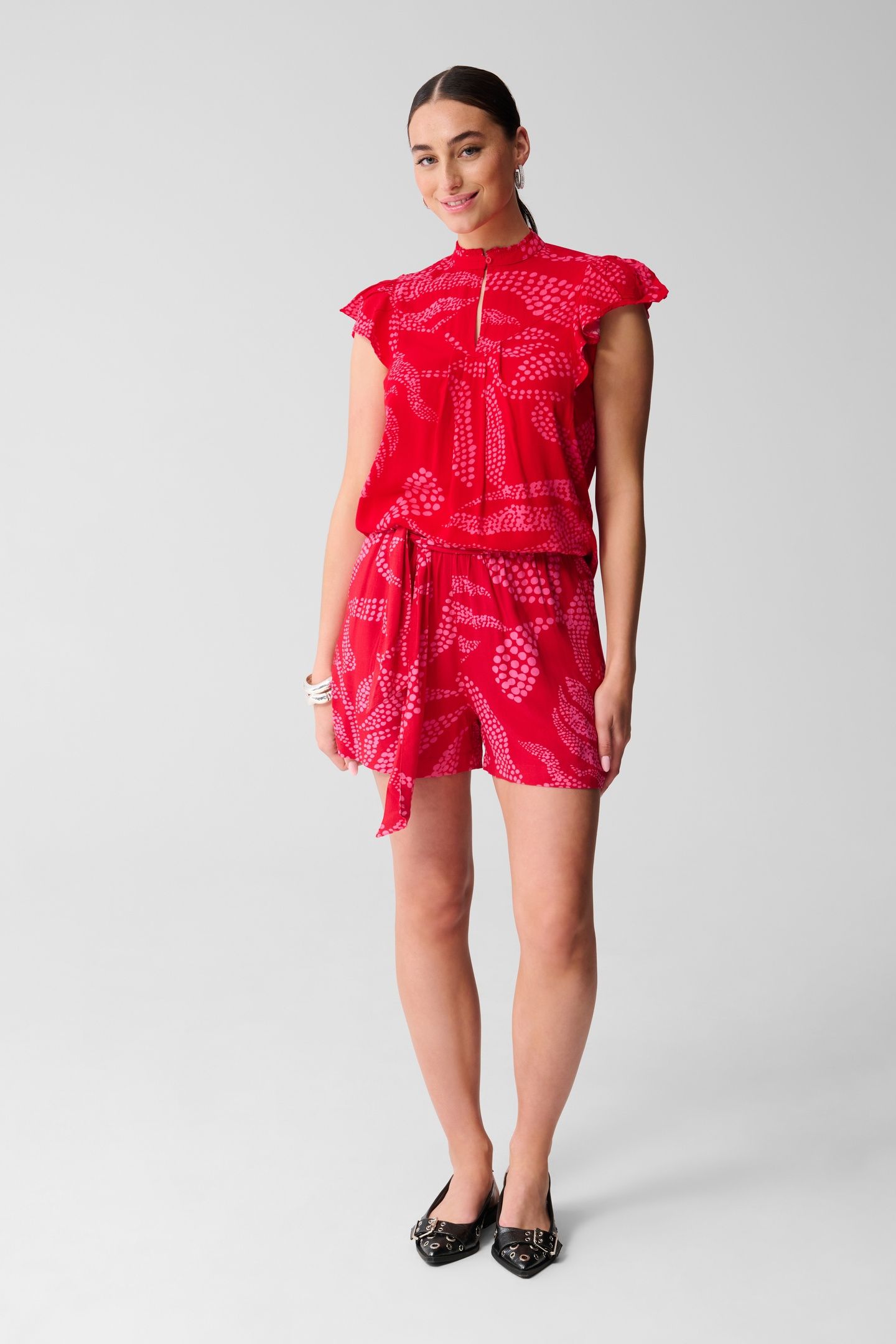 LA-SBPRINTED HOT TOP RED 1