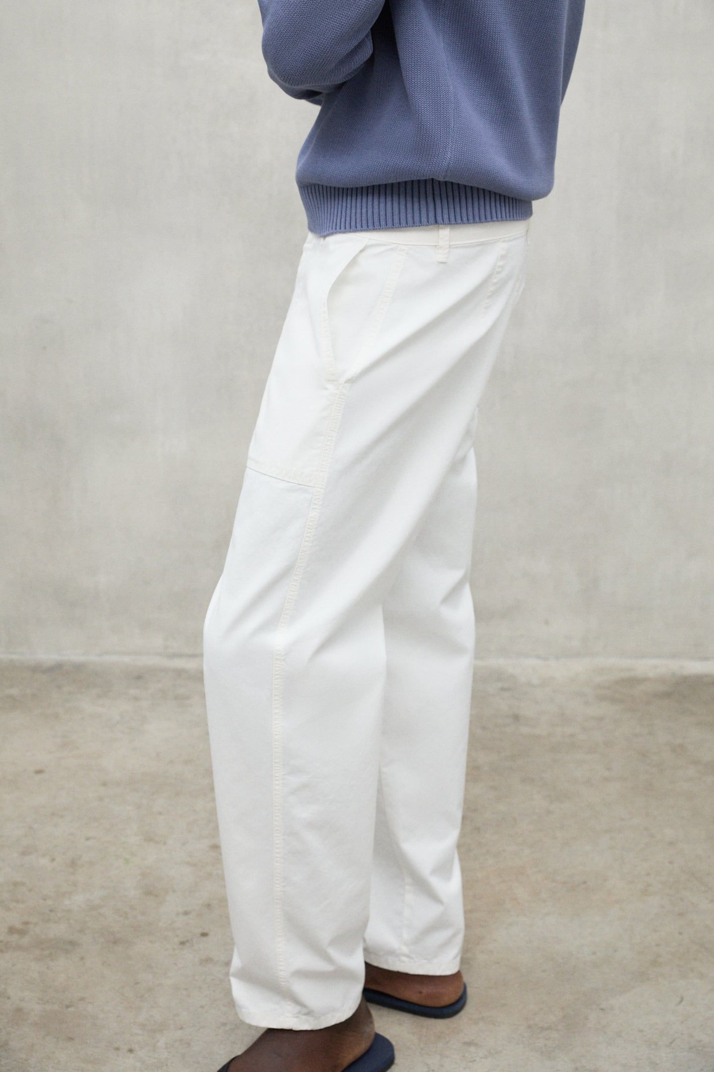 NALONALF PANTS WHITE 4