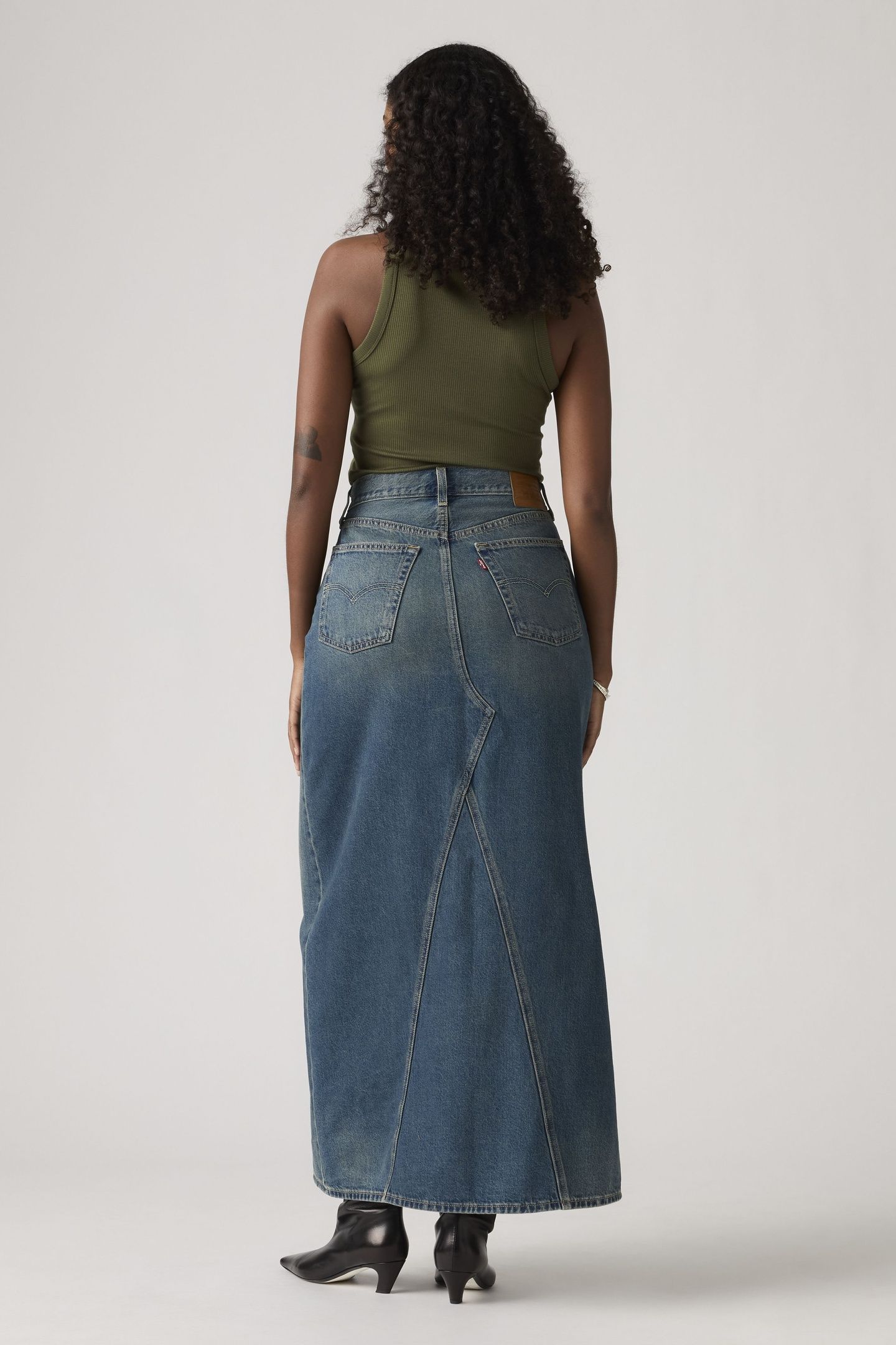 LONG ICON SKIRT BLUE 4