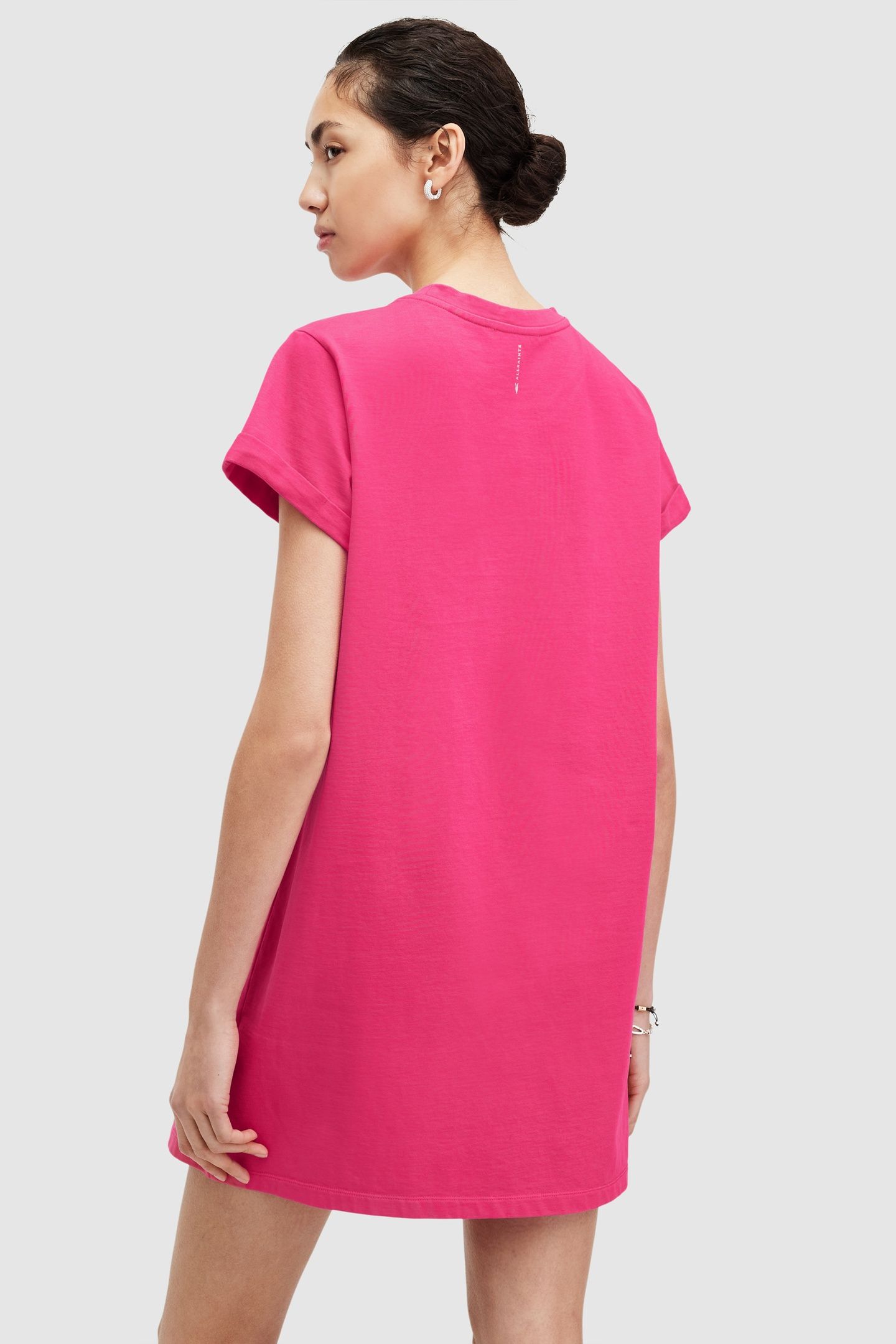 ANNA MINI DRESS NEON PINK 2