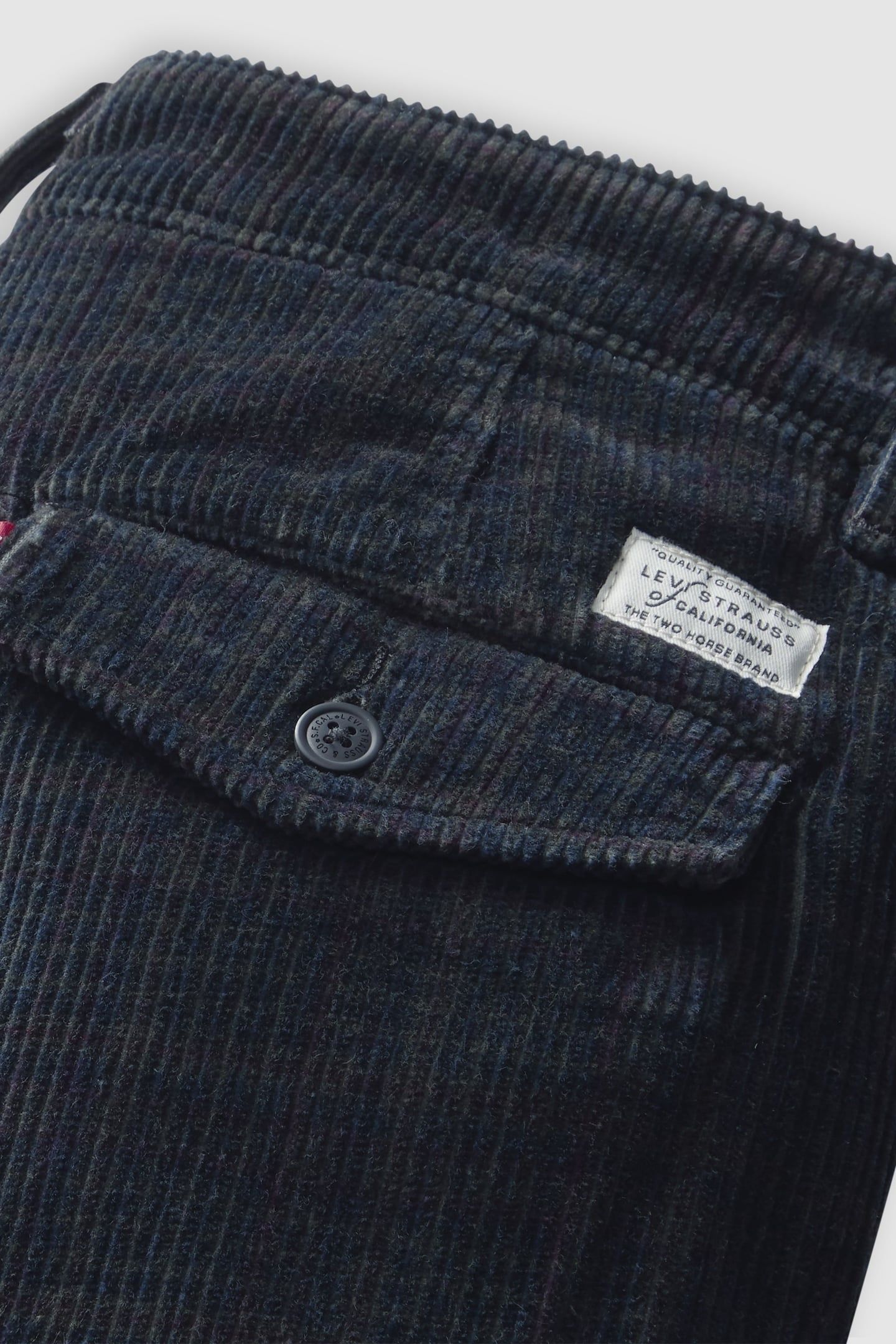 XX AUTHENTIC RELAXED CORDUROY CHINOS BLACK 7