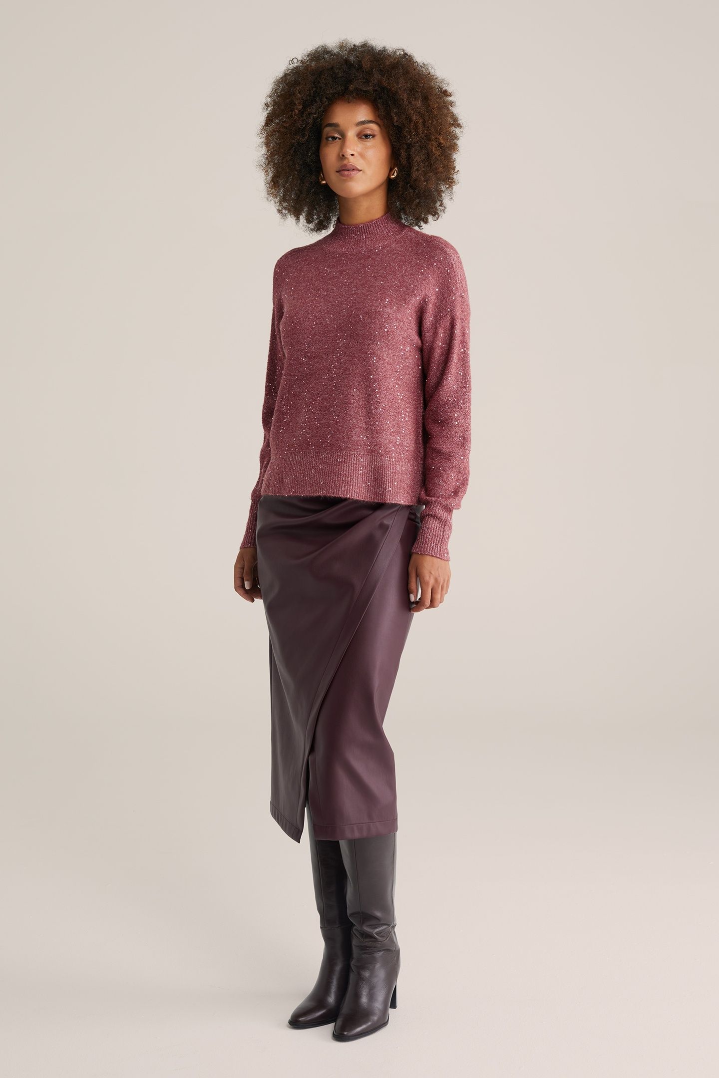 KNITTED PULLOVER LIGHT RED 3