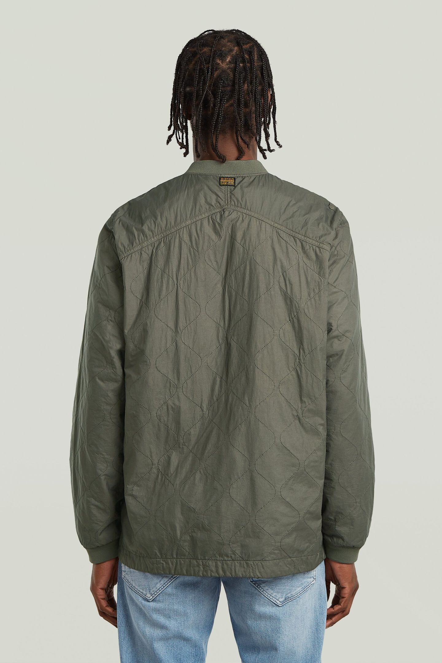LT PADDED QUILTED JACKET GS GREY GD 3
