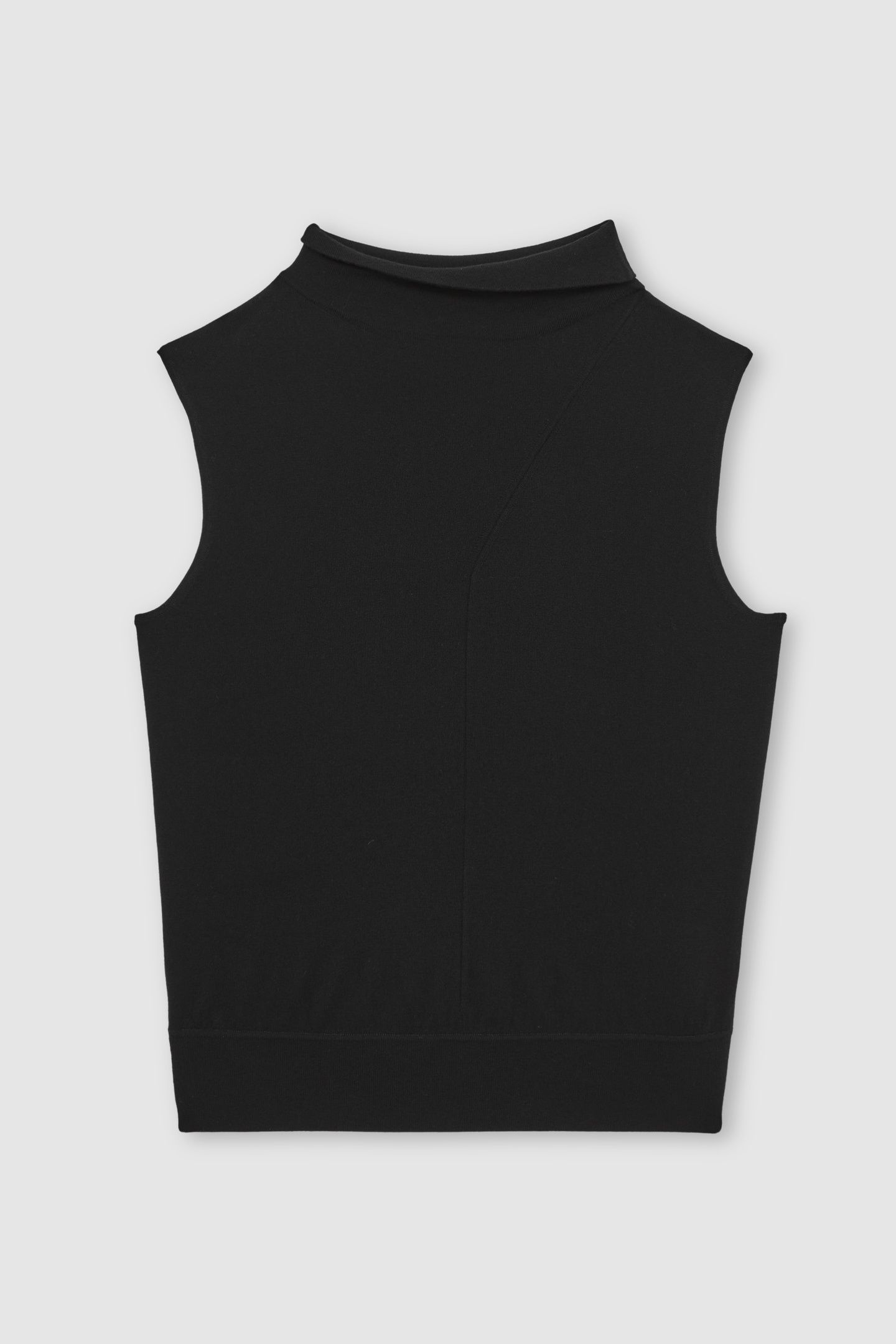 SLEEVELESS SLOUCH NECK BLACK 6