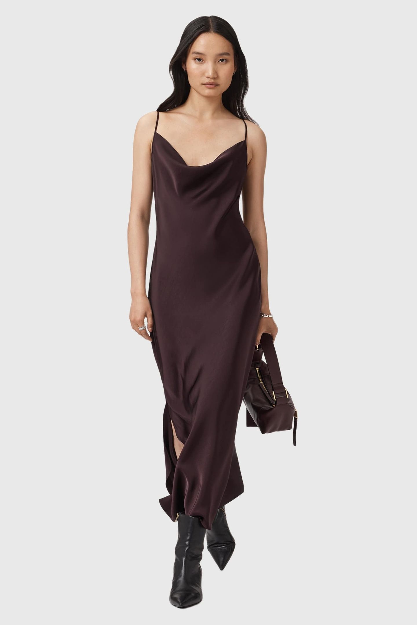 HADLEY DRESS OXBLOOD RED 5