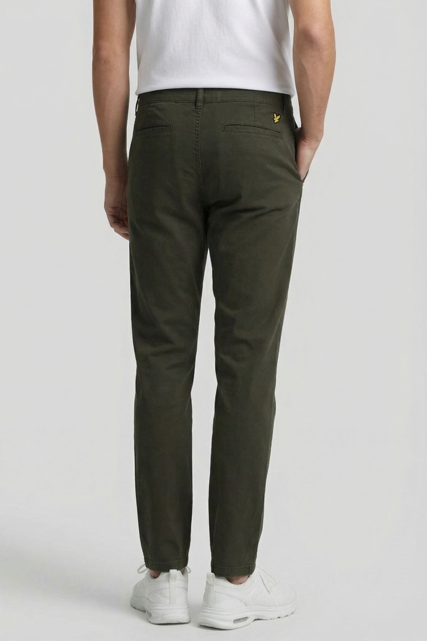 STRAIGHT LEG CHINO OLIVE 3